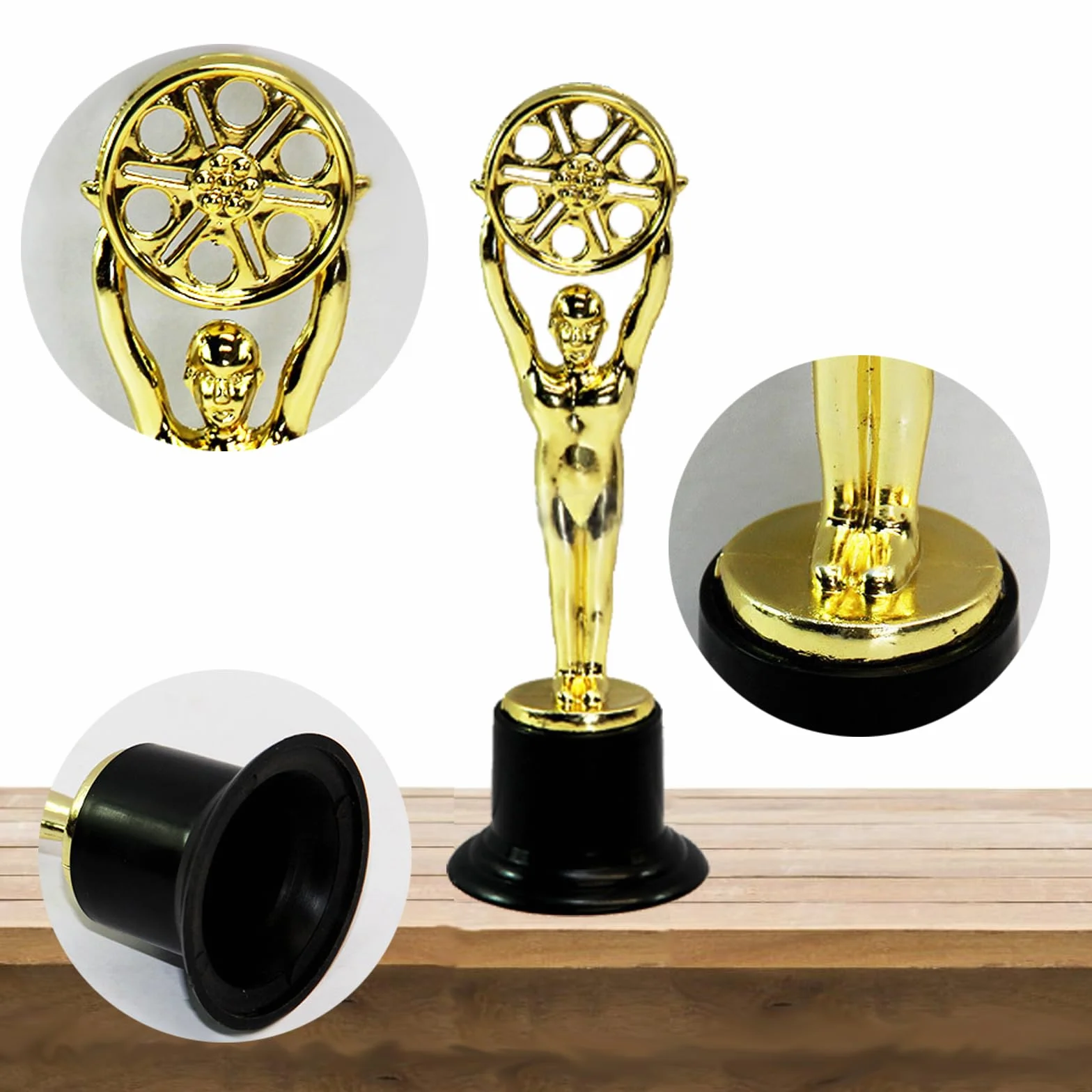 20 Pezzi Trofeo Plastica D'oro, Coppa per Trofei, Trofei D'oro, Trofeo Di Plastica, per Cerimonie Di Premiazione, Premi per Feste, Celebrazioni Sportive, Gala Di Premiazione