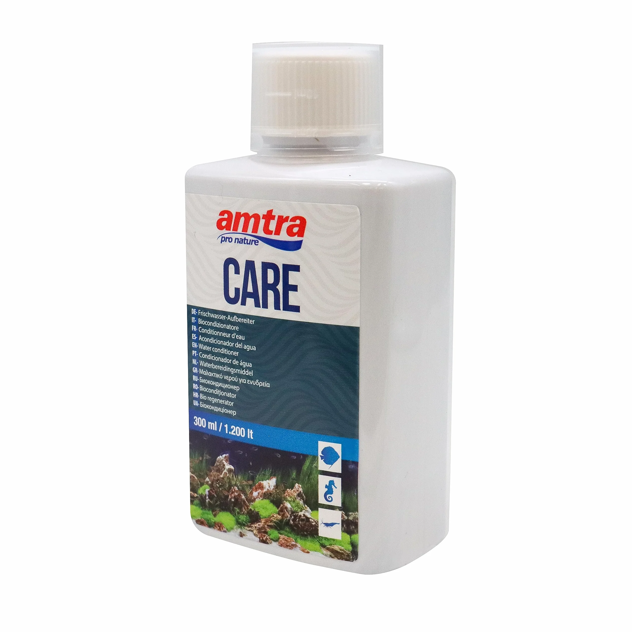 Amtra Care Biocondizionatore acquario dolce 300 ml elimina cloro metalli pesanti