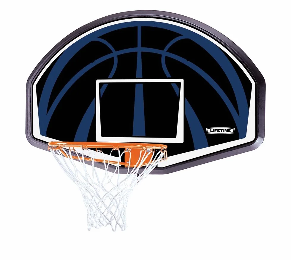 LIFETIME Tabellone da basket da muro, Dimensioni 112x72 cm, Polietilene ad alta densità (HDPE), Anello Slam-It®, Uso esterno, Resistente agli urti e ai raggi UV