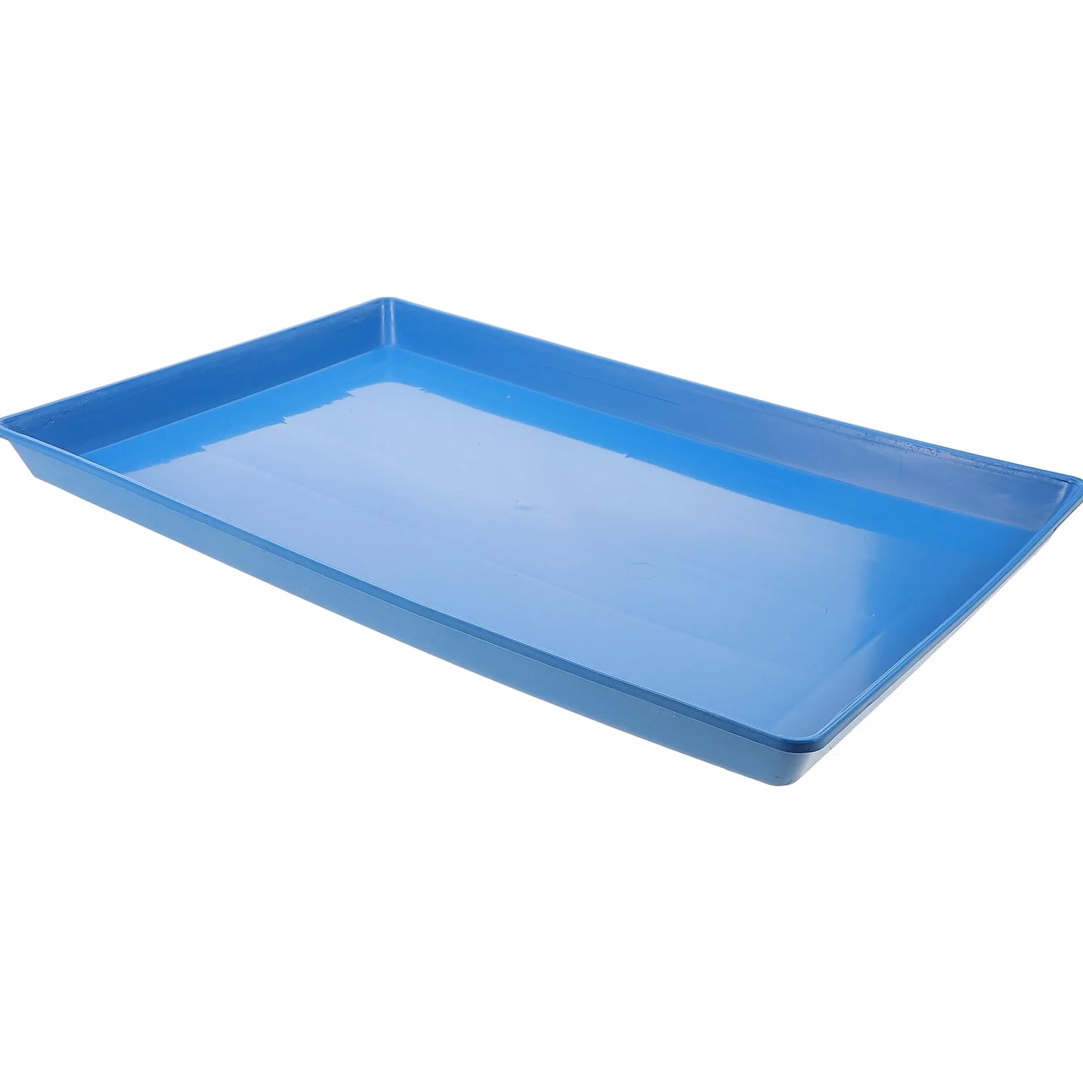 SHOWERORO Vassoio per Escrementi in Plastica Bordi Alti per Cani e Conigli, Vaschetta Inferiore per Gabbia Resistente a Perdite, per Lettiera Domestica 44X29X3 CM