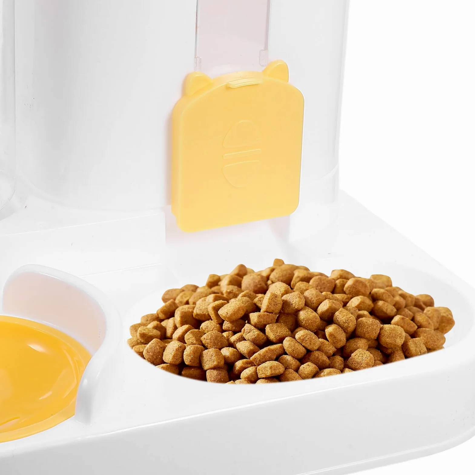 Gatuida Distributore Automatico di Cibo e Acqua per Gatti Piccolo Alimentatore Automatico Silenzioso Grande Capacità e Sensore di Rifornimento Mangiatoia e Abbeveratoio per Piccoli