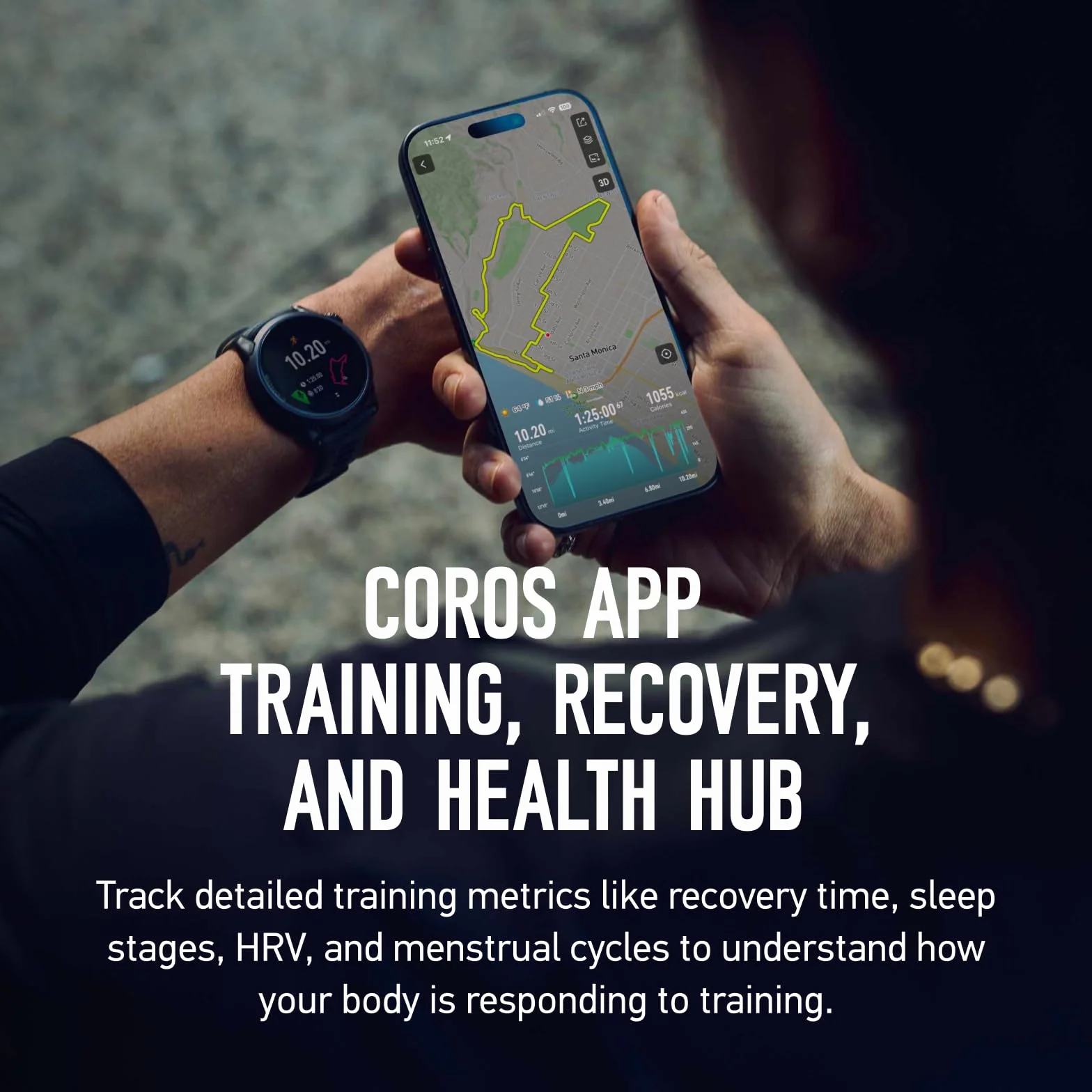 COROS PACE 4 Orologio GPS sportivo ultraleggero, 1,2" Touchscreen AMOLED, 19 giorni di autonomia della batteria, Funzioni vocali, strumenti di allenamento avanzati, GPS, Corsa-Nero Cristallo