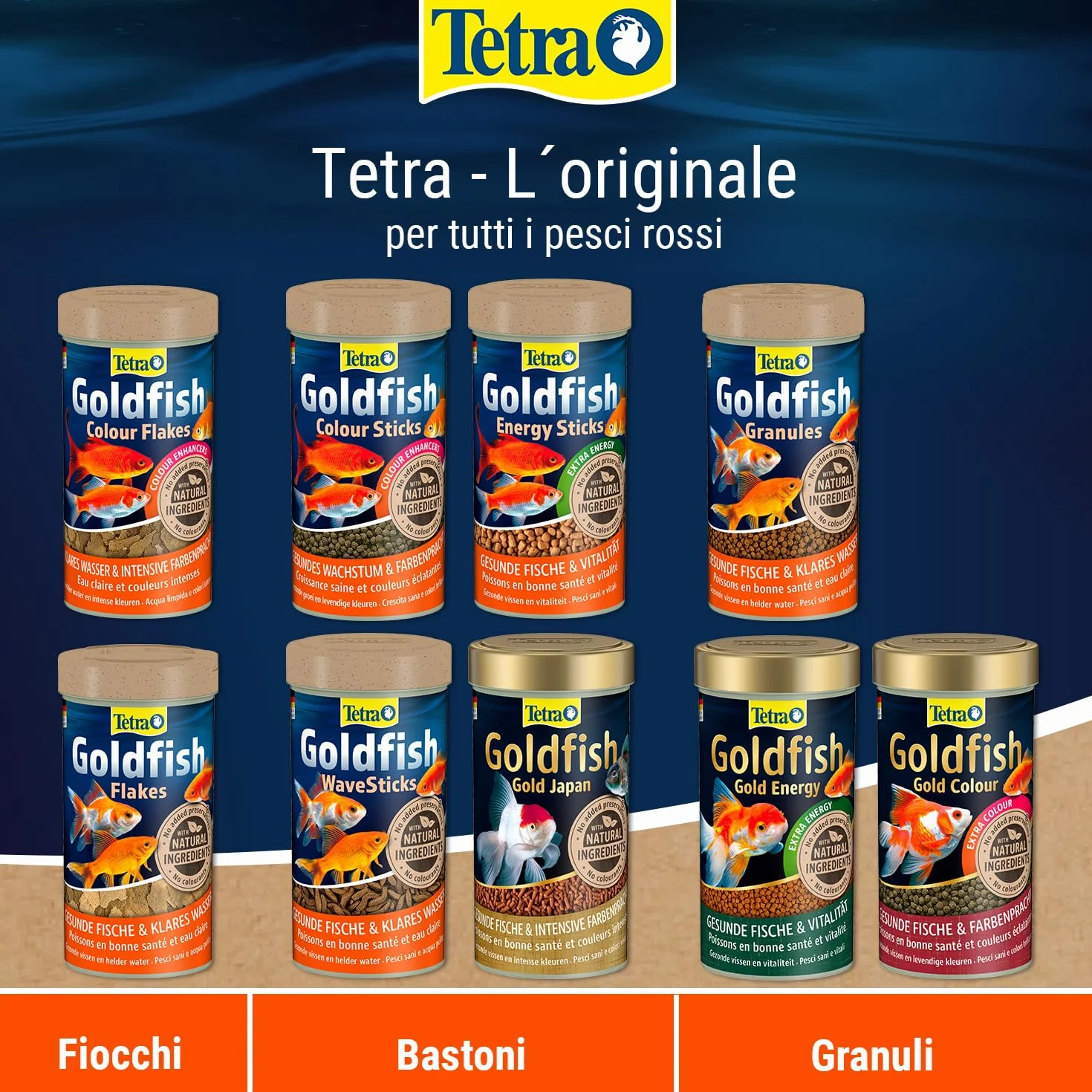 Tetra Goldfish Flakes Mangime in scaglie per pesci rossi 250 ml