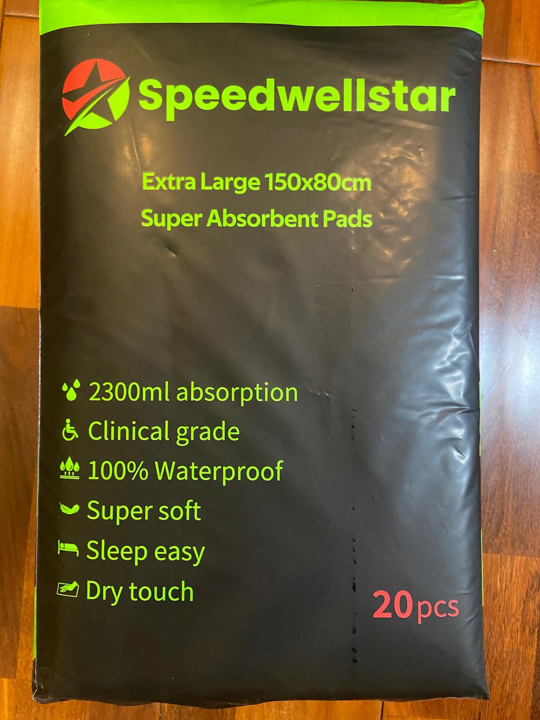 Speedwellstar Traverse per cani extra large 150x80 cm 2300 ml Grado veterinario confezione da 20