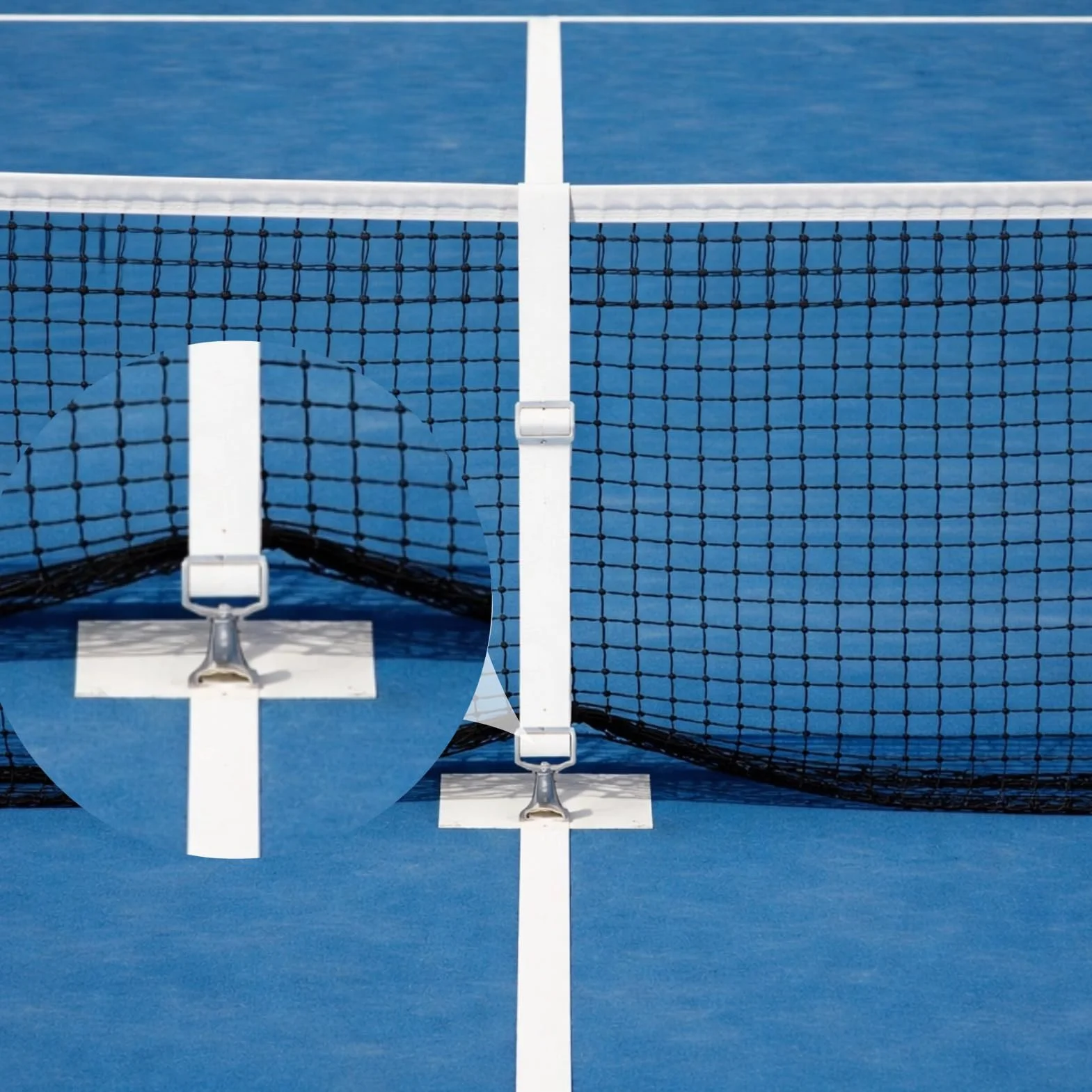 VGEBY Cinturino Centrale per Rete da Tennis Regolabile in Acciaio Inossidabile