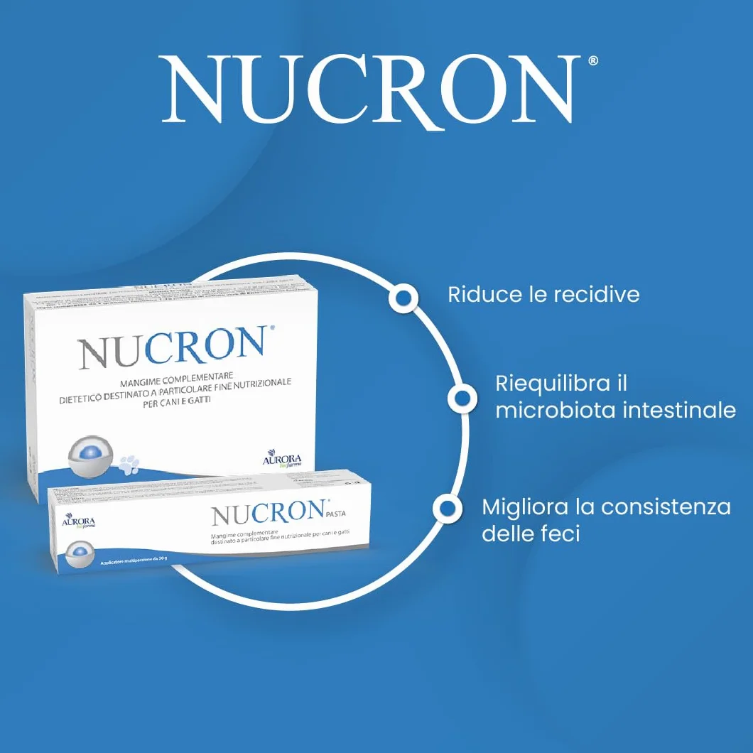 Aurora Biofarma Nucron 30 Compresse Mangime complementare dietetico per cani e gatti
