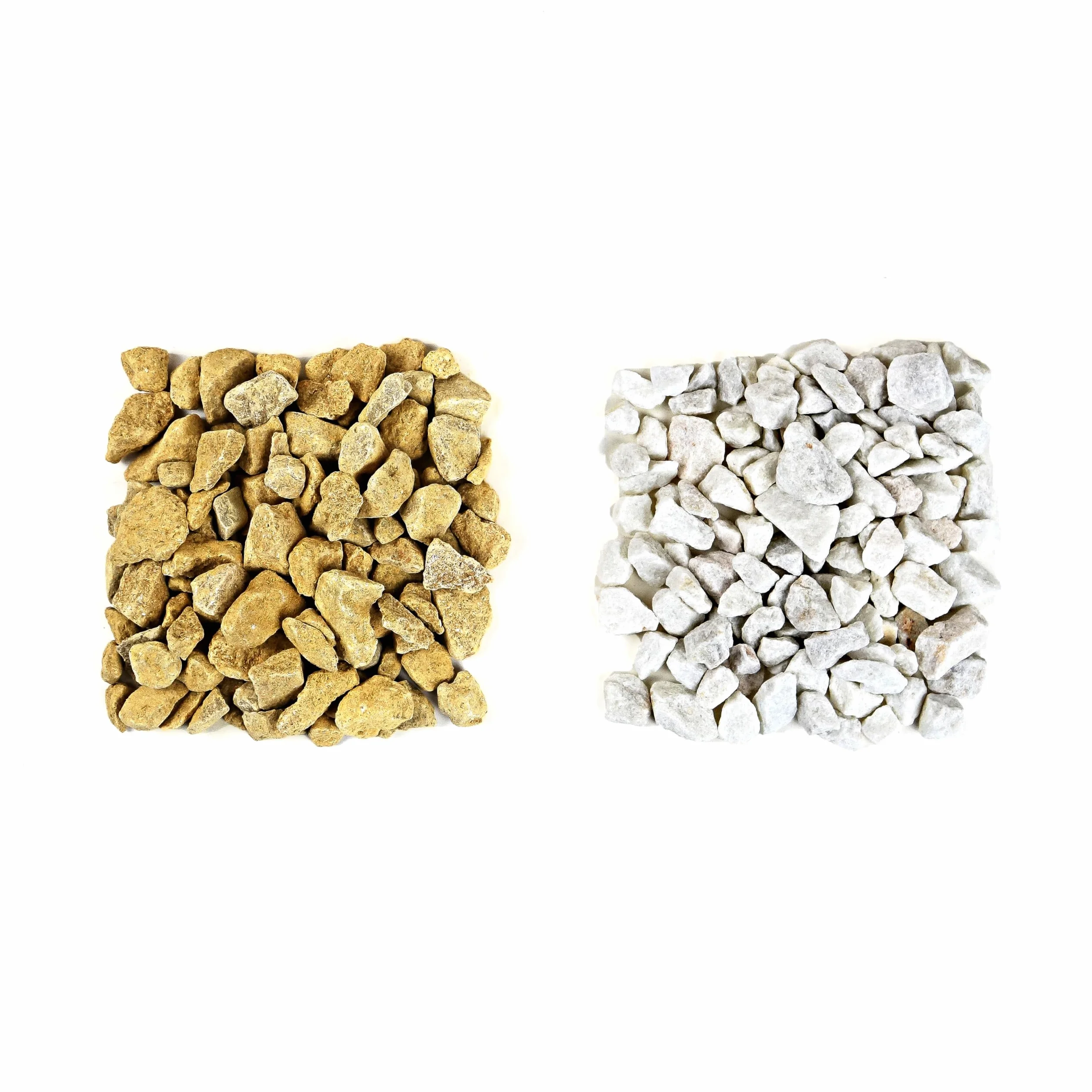 Ghiaia Bianco 1,8kg Sassolini Decorativi per Vasi Acquario Giardino 12-18 mm