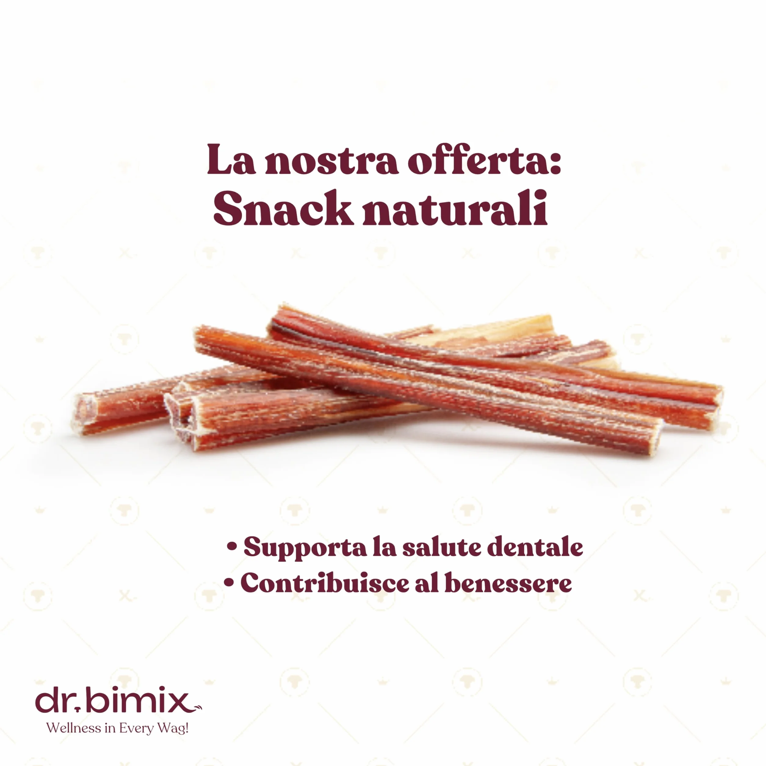 Bastoncini per Cani di Nervi di Toro | Snack Naturale Disidratato | Salute Dentale e Benessere | Alta Durezza | Senza Additivi - 450g (20 pezzi)