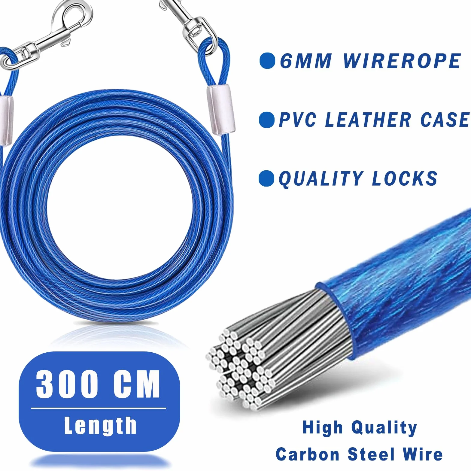 Cane Groud Achor, lama Siral da 12 mm per cani fino a 220 l Camig Groud Achor per cani per la protezione da spiaggia e all'aperto, nero