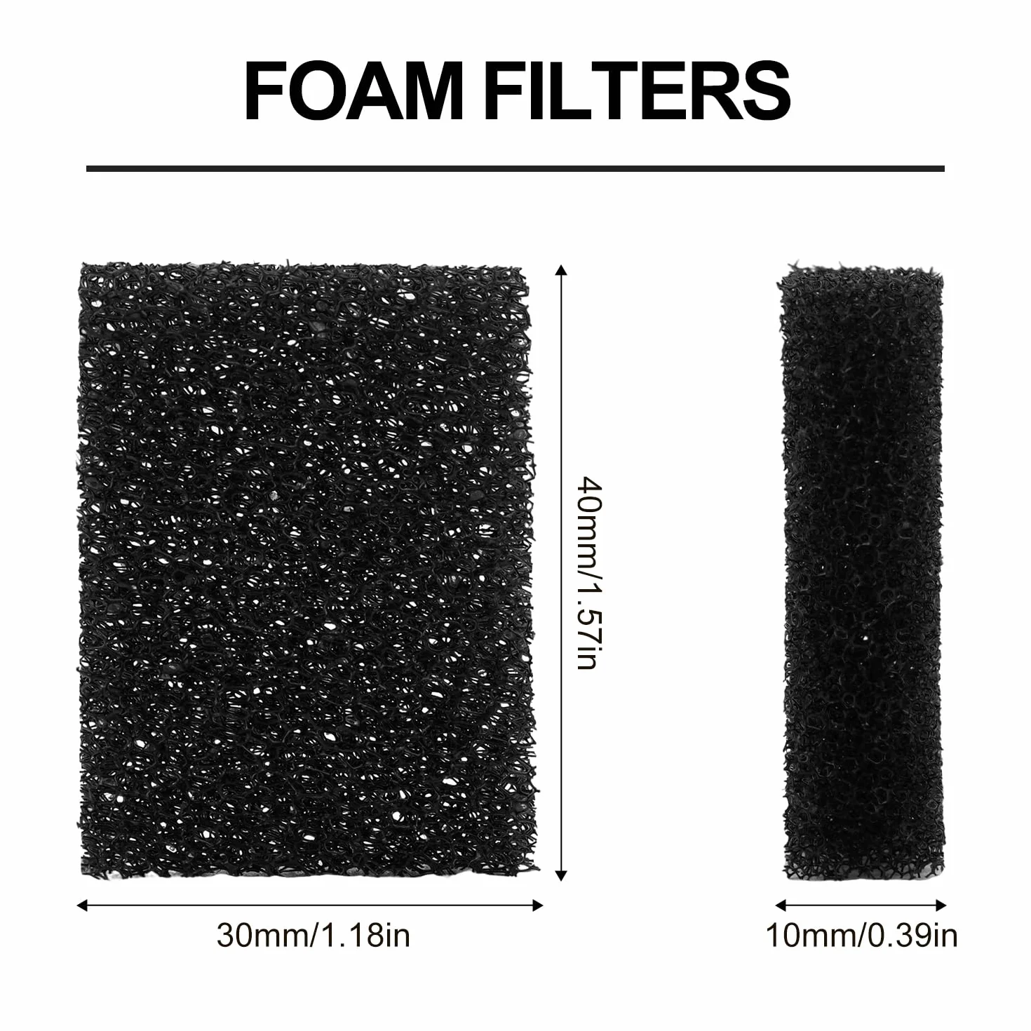 20 Pezzi Filtri di Ricambio per Fontanelle per Animali Domestici, Filtro Acqua per Gatti Filtri in Schiuma Sostituiti per PETKIT Eversweet 3 Pro/PETKIT Eversweet Solo 2/PETKIT EversweetSolo SE
