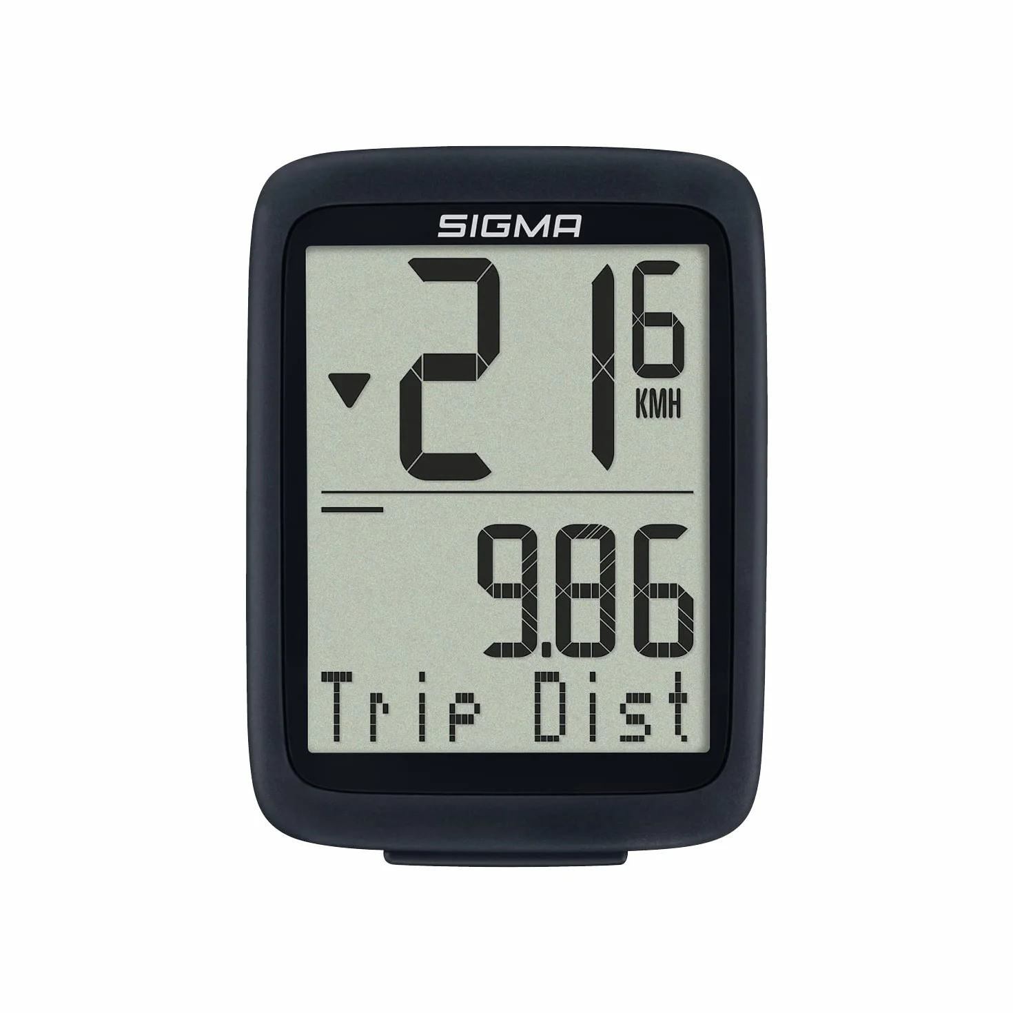 SIGMA BC 8.0 WL | ciclocomputer wireless con 8 funzioni come il confronto della velocità | tasti grandi, display chiaro | ciclocomputer wireless impermeabile