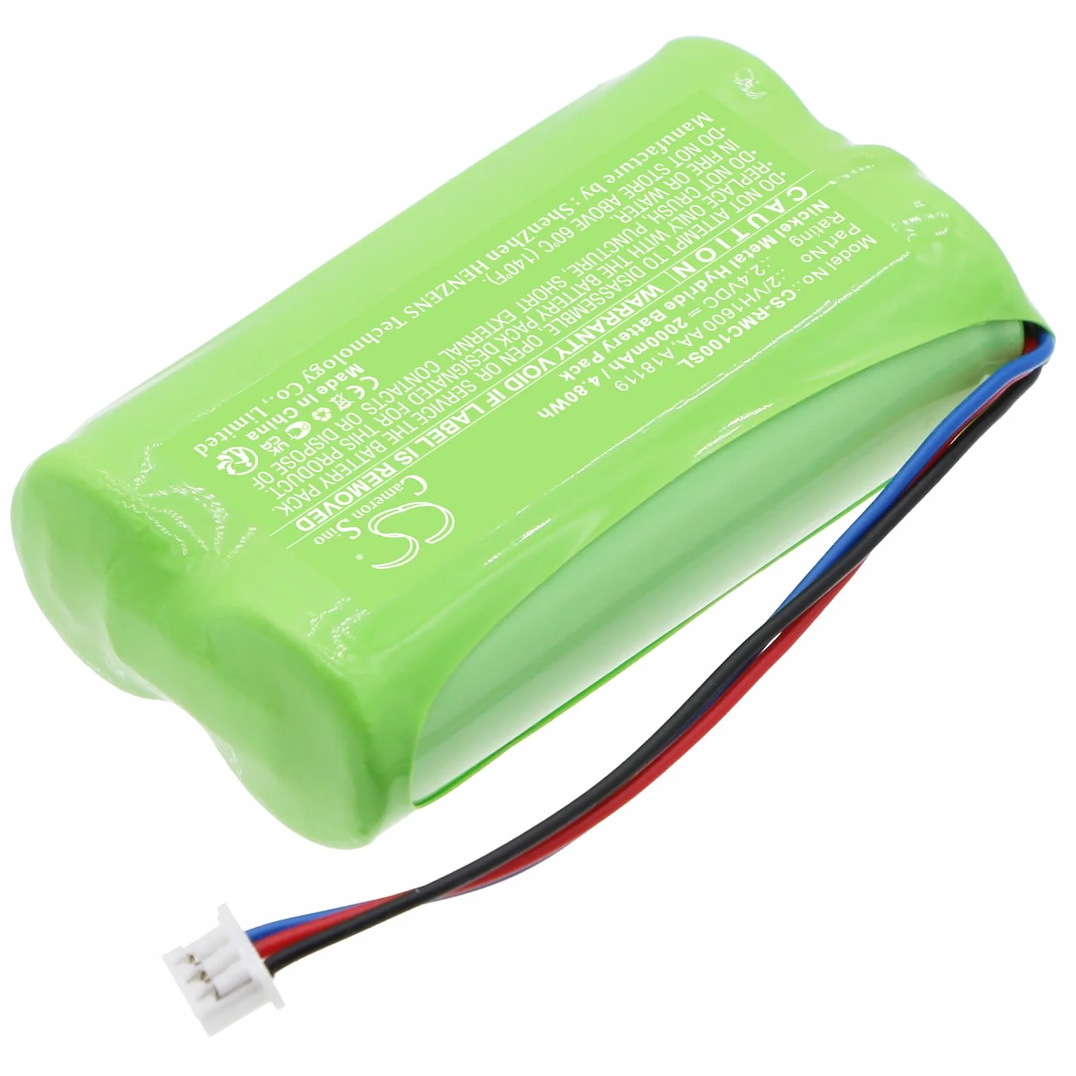 TECHTEK Batteria 2000mAh do Raymarine Smart Controller Wireless Autopilot Remote