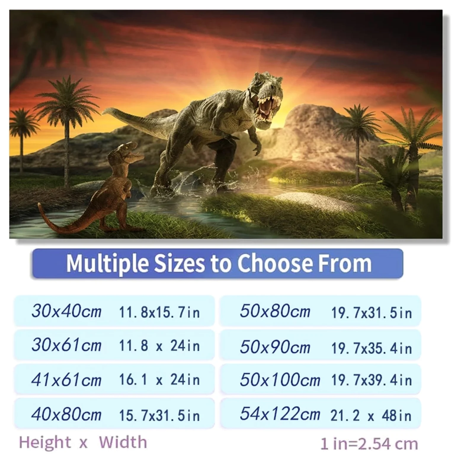 Adesivo for Sfondo Acquario, Poster con Dinosauri, Decorazione for, Carta da Parati autoadesiva(50x80cm)