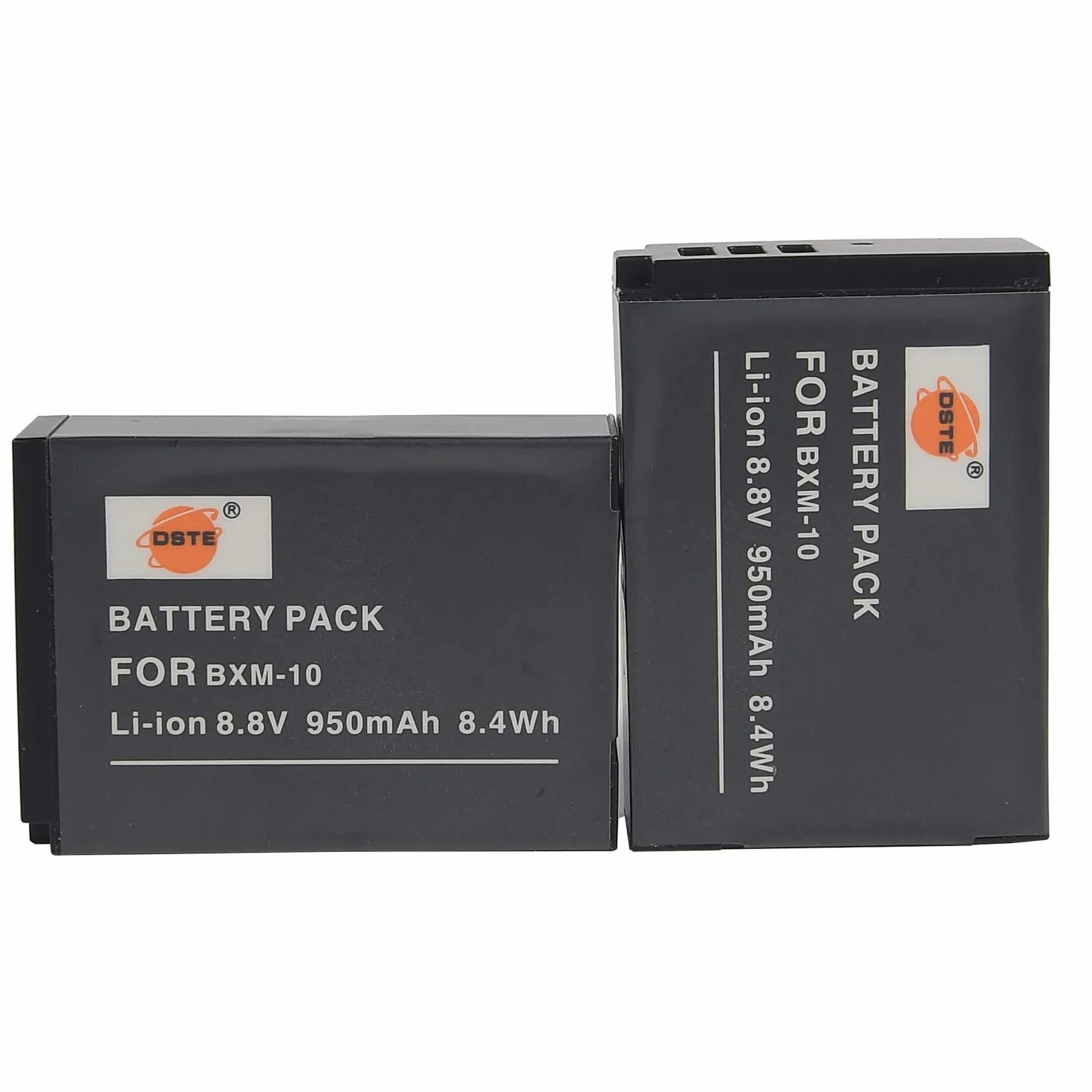 DSTE 2pcs 8.8V 950mAh BXM-10 Rechargeable Li-ion Batteria Compatibile per XiaoYi YI-M1 Mirrorless