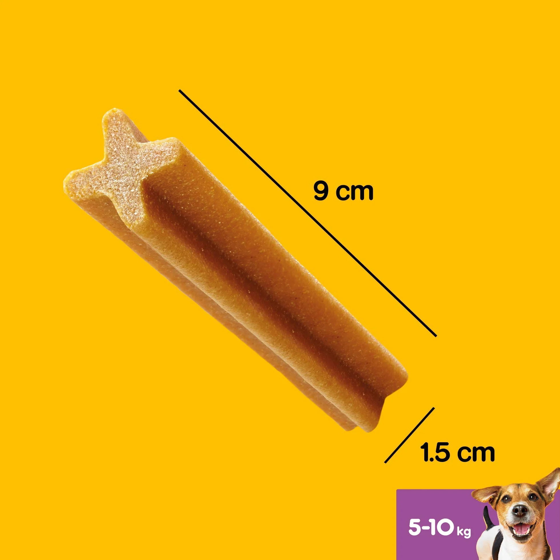 Pedigree Dentastix Snack per la Igiene Orale (Cane Piccolo 5-10 kg) 110 g 7 Pezzi - 10 Confezioni da 7 Pezzi (70 Pezzi totali)