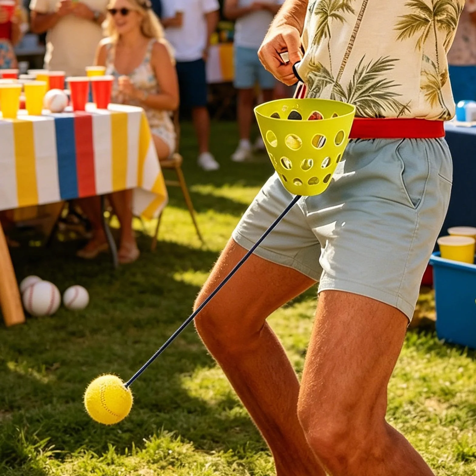 Gioco di palline oscillanti Swing Ball Set per famiglia feste all'aperto