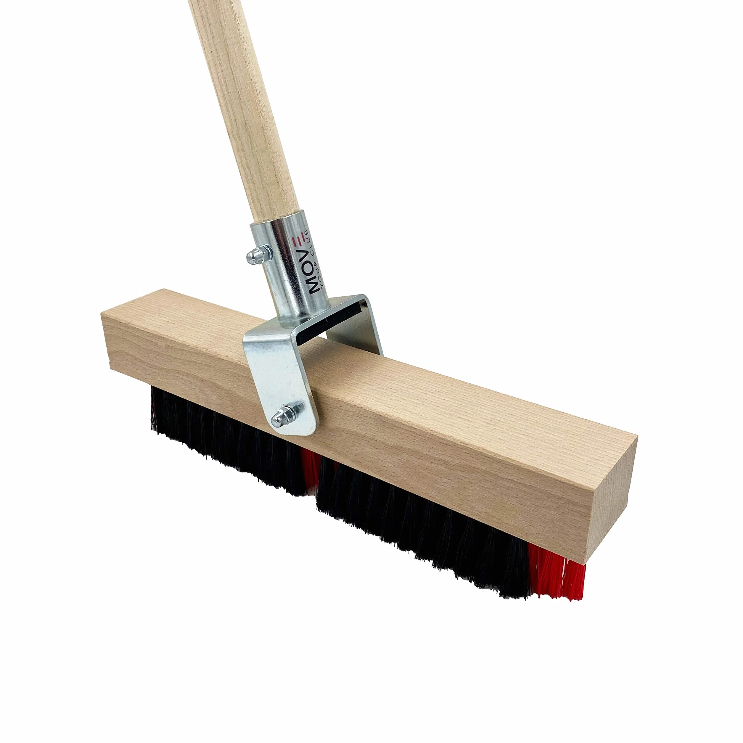 Spazzola da Tennis con Manico in Legno | Cura del Campo da Tennis | Accessori per Campo da Tennis