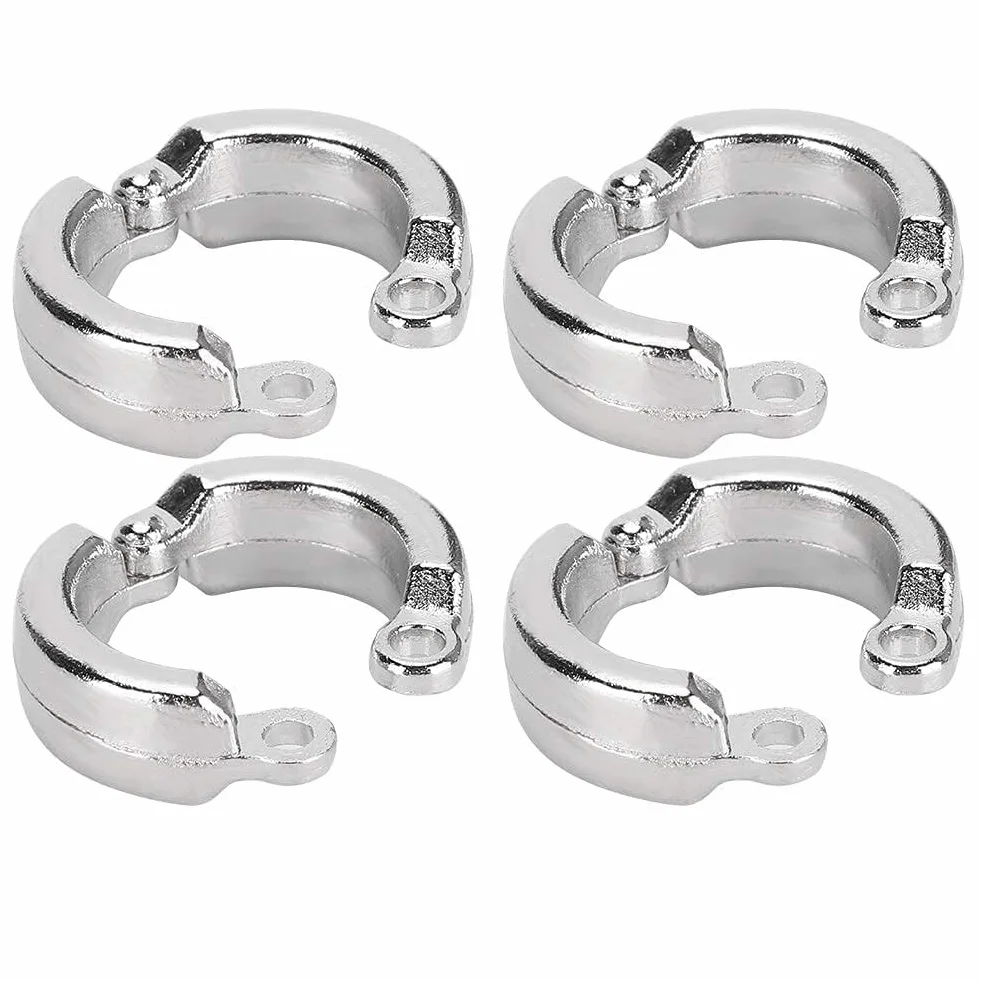 Anelli per Piedi per Uccelli in Metallo per Gambe di Pappagalli 10 Pezzi Clip di Apertura Accessori per Piccoli Uccelli