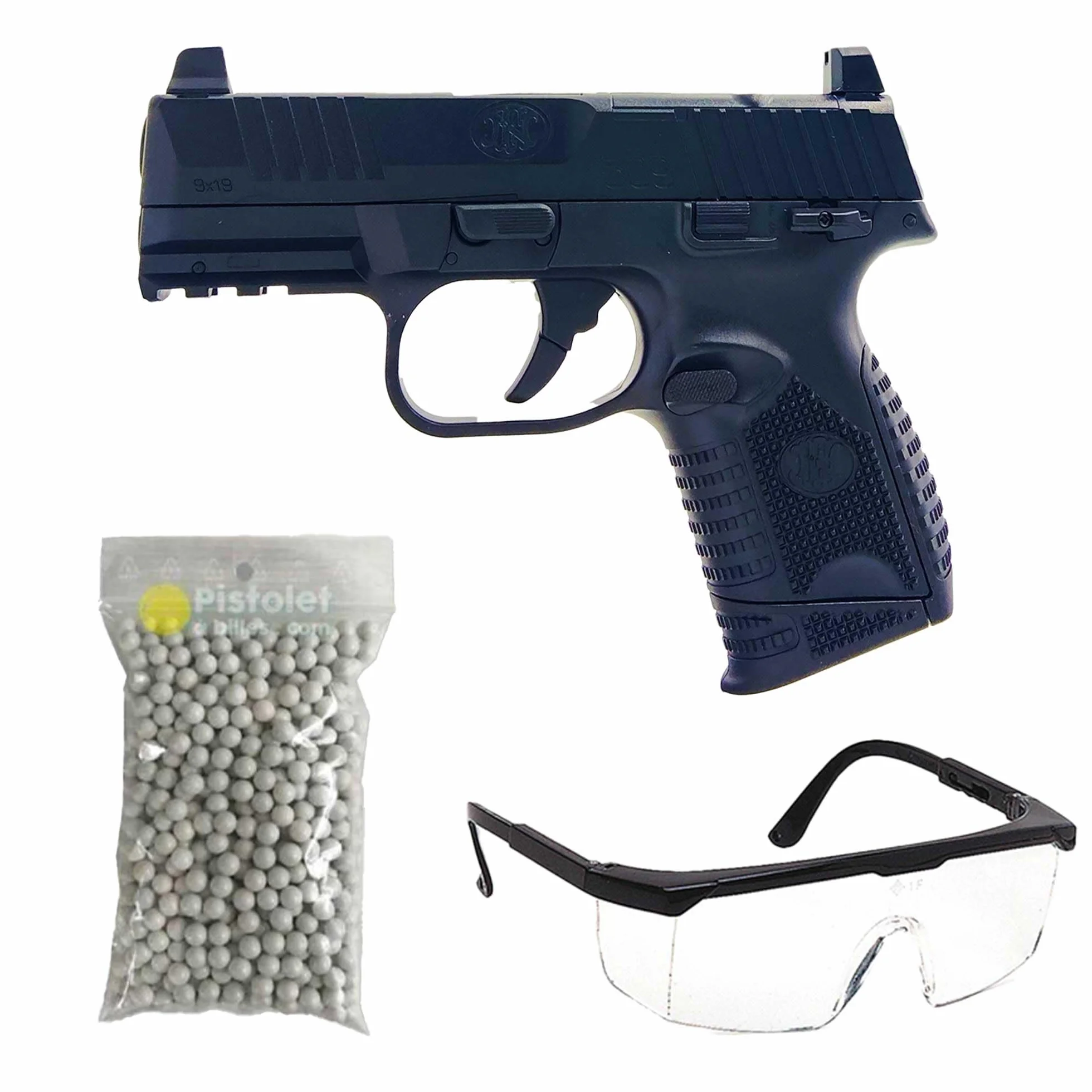 Pistola a Pallini Airsoft FN Herstal 509 Compact MRD Spring 0,2 Joule ABS