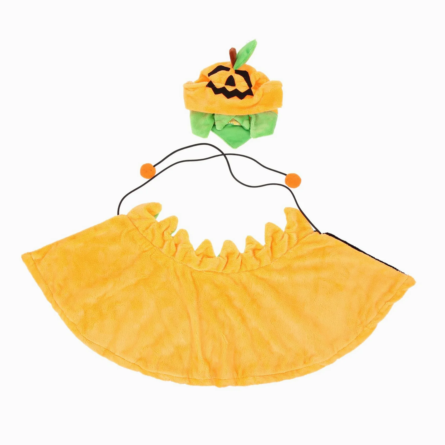 BESPORTBLE 2sets Costumi Per Animali Domestici Mantello e Cappello Tema Halloween Per Cani e Gatti Accessori Divertenti Per Feste Di Halloween Adatto Tutte Le Taglie
