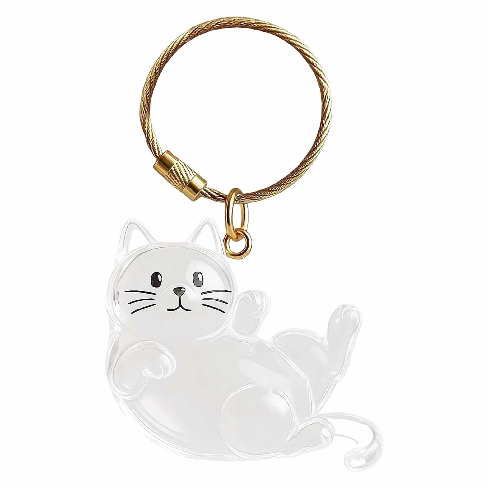 Portachiavi Commemorativo Con Pelo Di Gatto,Ciondolo Con Bottiglia Trasparente Porta Ricordi,Ciondolo Ricordo Cane | Per Donne Collezione Zaino Borsetta Vacanza Zaino Scuola Borsa A Mano Portafoglio