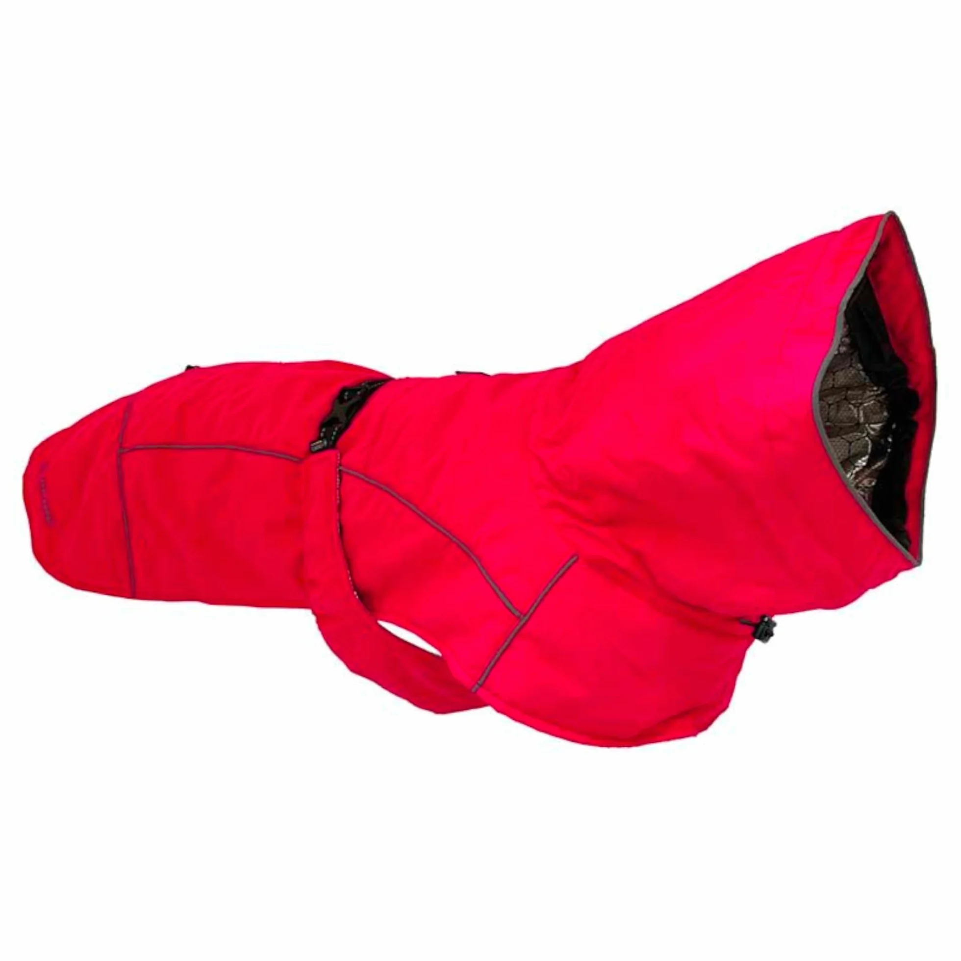 Croci Hiking K2 - Giacca impermeabile antivento invernale per cani con fodera termica imbottita, adatto fino a -20 C°, regolabile e ultraleggero, collo antipioggia, Fucsia, taglia 40 cm