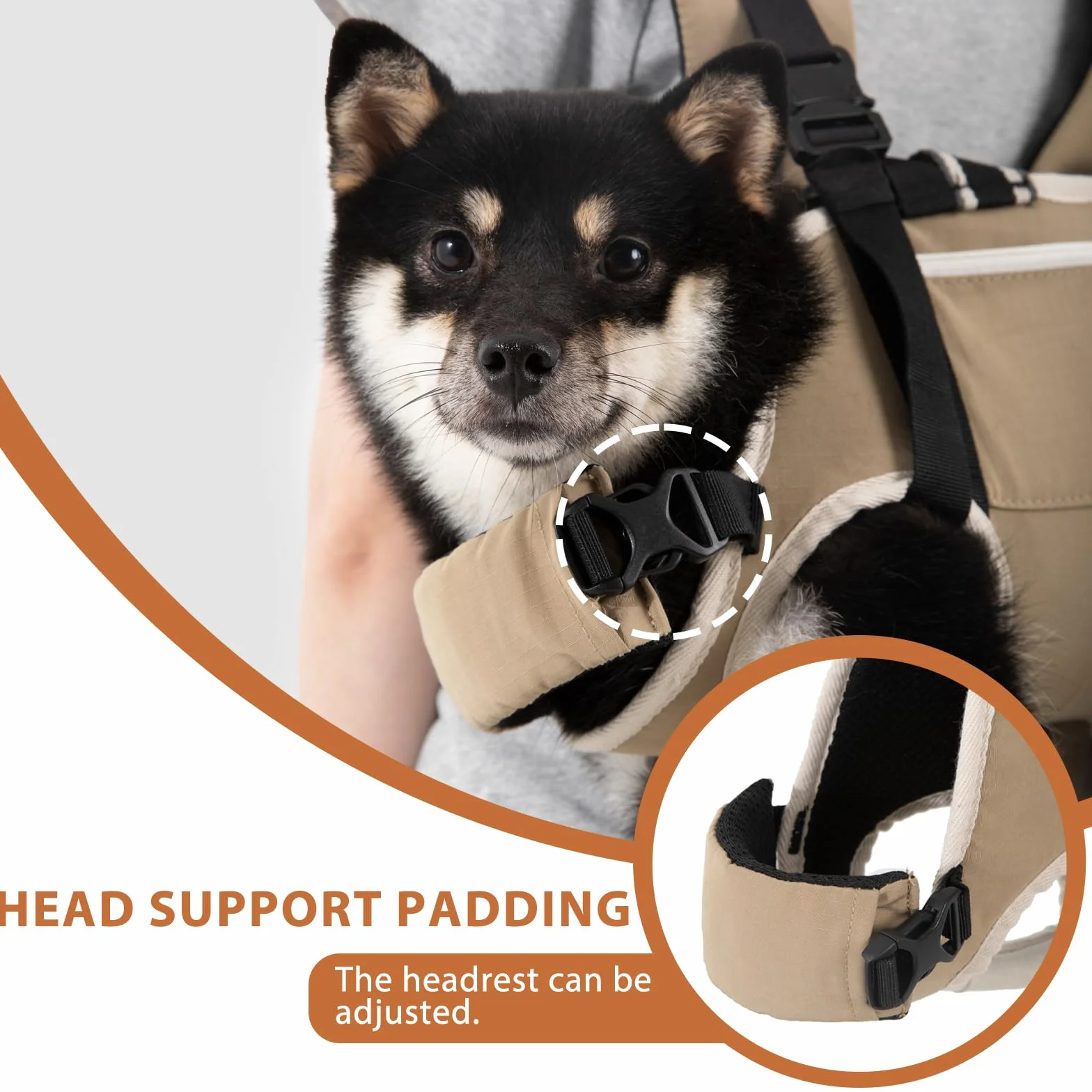 Zaino ergonomico per il trasporto del cane, con zampe orizzontali verso l'esterno anteriore e posteriore, borsa da trasporto a mani libere convertibile 3 in 1, fino a 15 kg (Verde, XL)