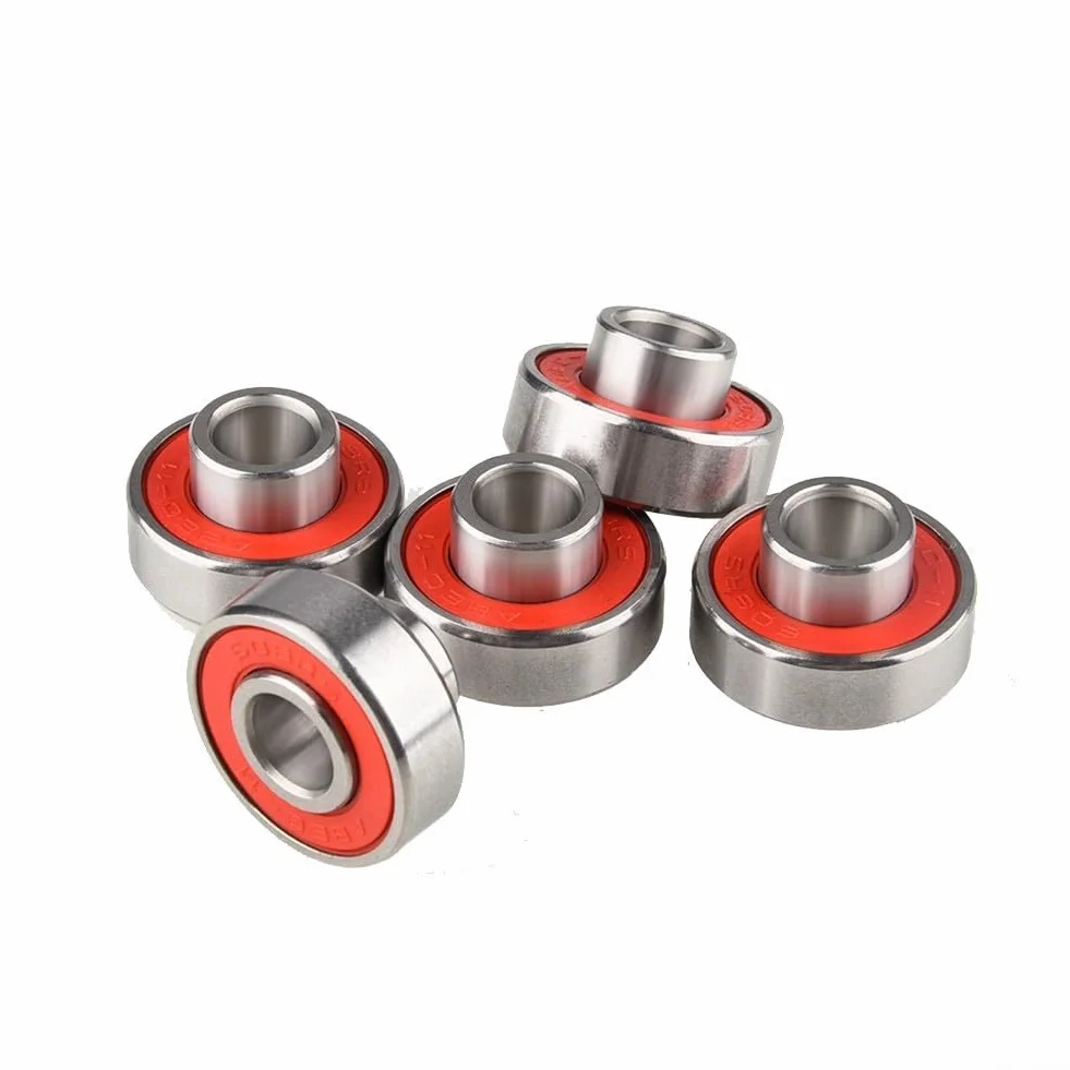 Cuscinetti ABEC-11 acciaio silenzioso 608-2RS per skateboard scooter macchinari industriali confezione da 4 pezzi