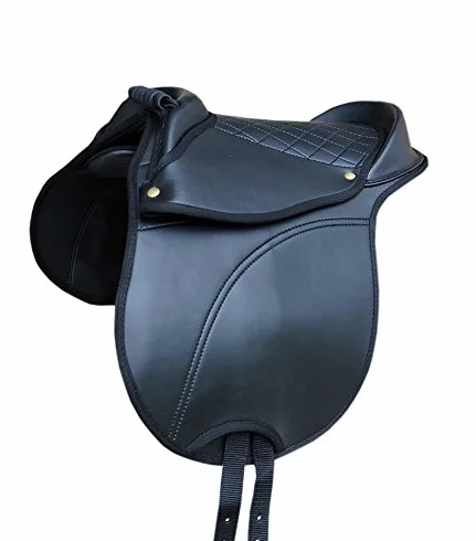 AMKA Pony SHETTY Cuscino da sella con maniglia, regolabile anche per cavalli in legno, adatto anche per cavalli in legno | Equestrian Horse Cub Saddle