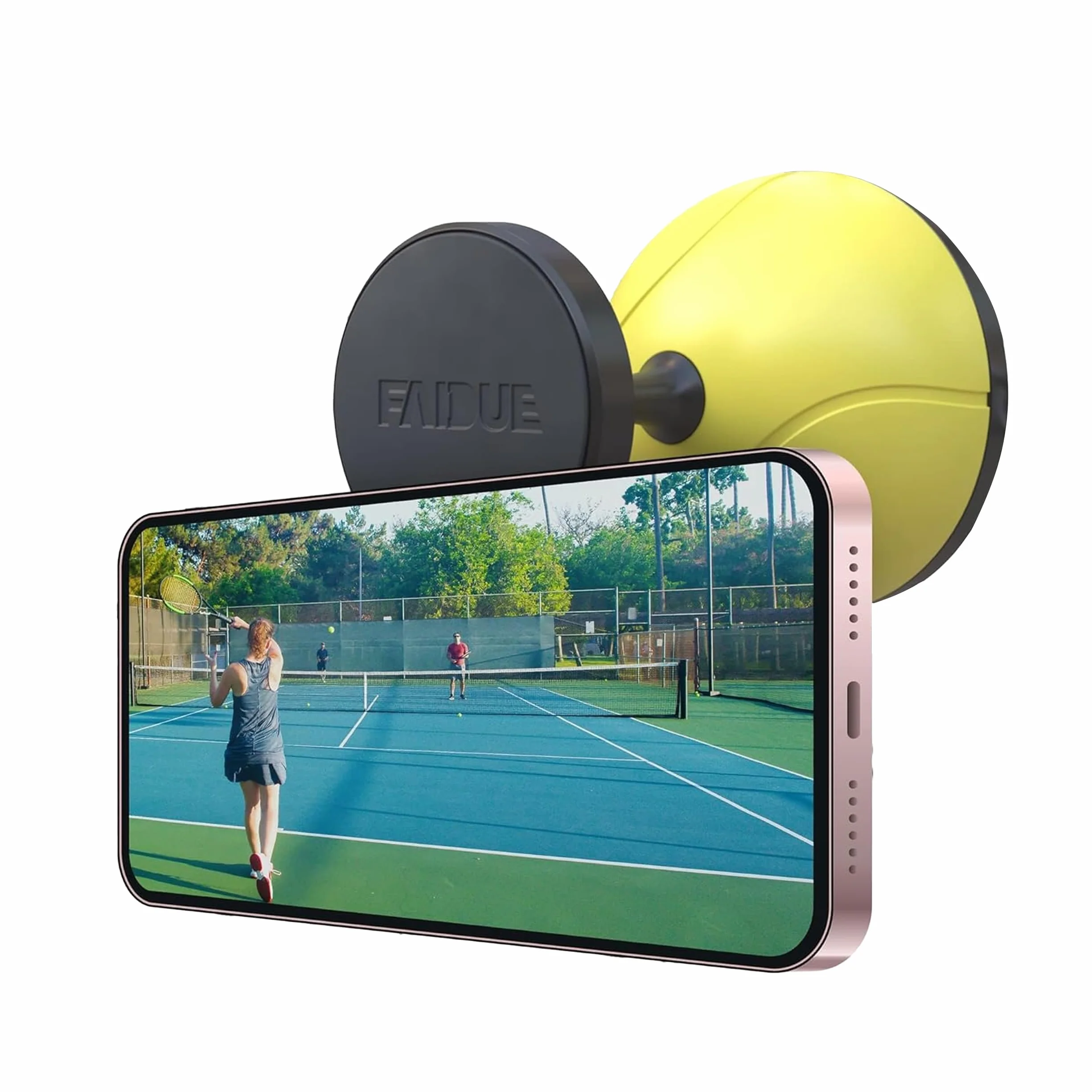 Magnetic Smartphone Mount for Tennis Court - Record Matches & Training