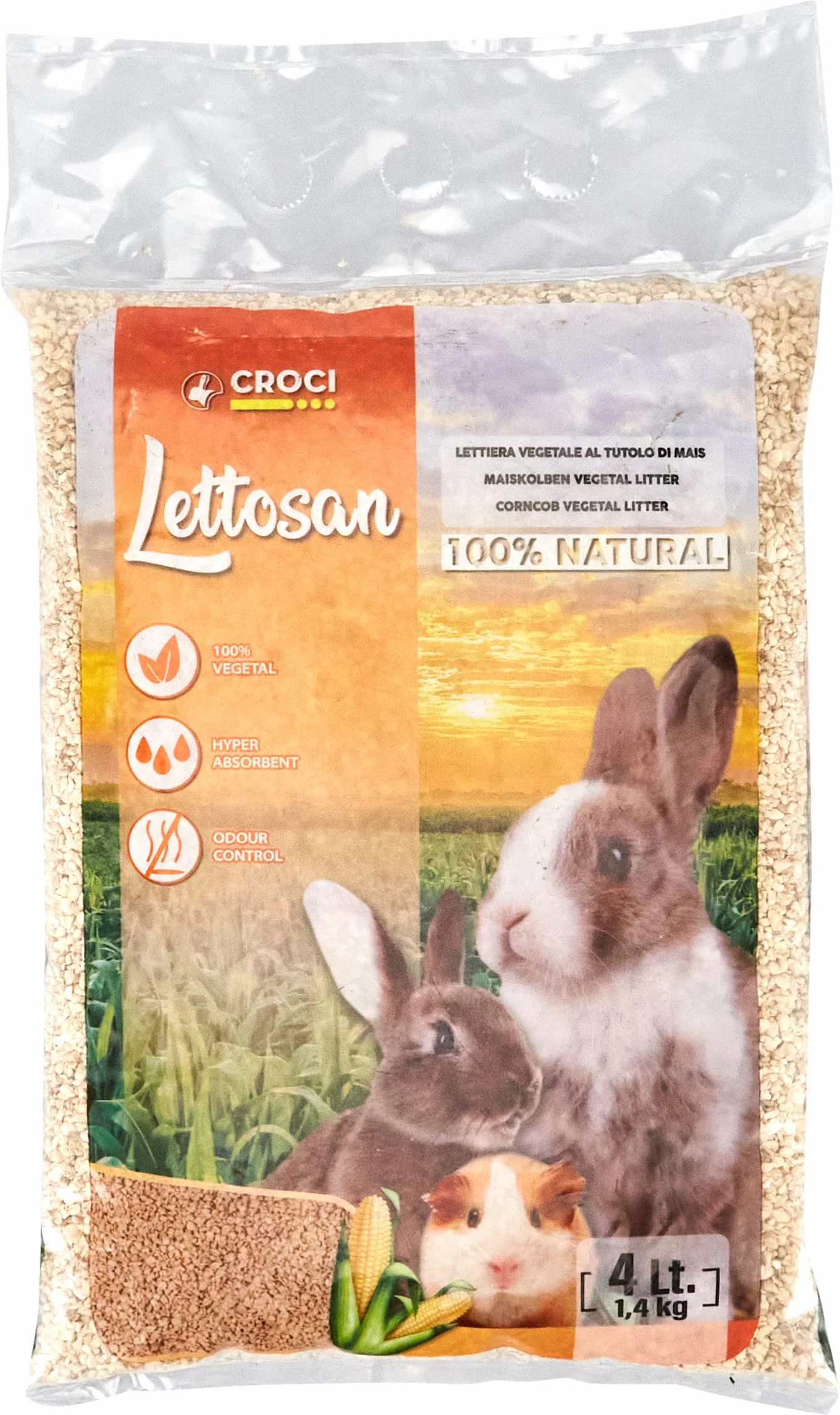Croci Lettiera vegetale LETTOSAN 4L