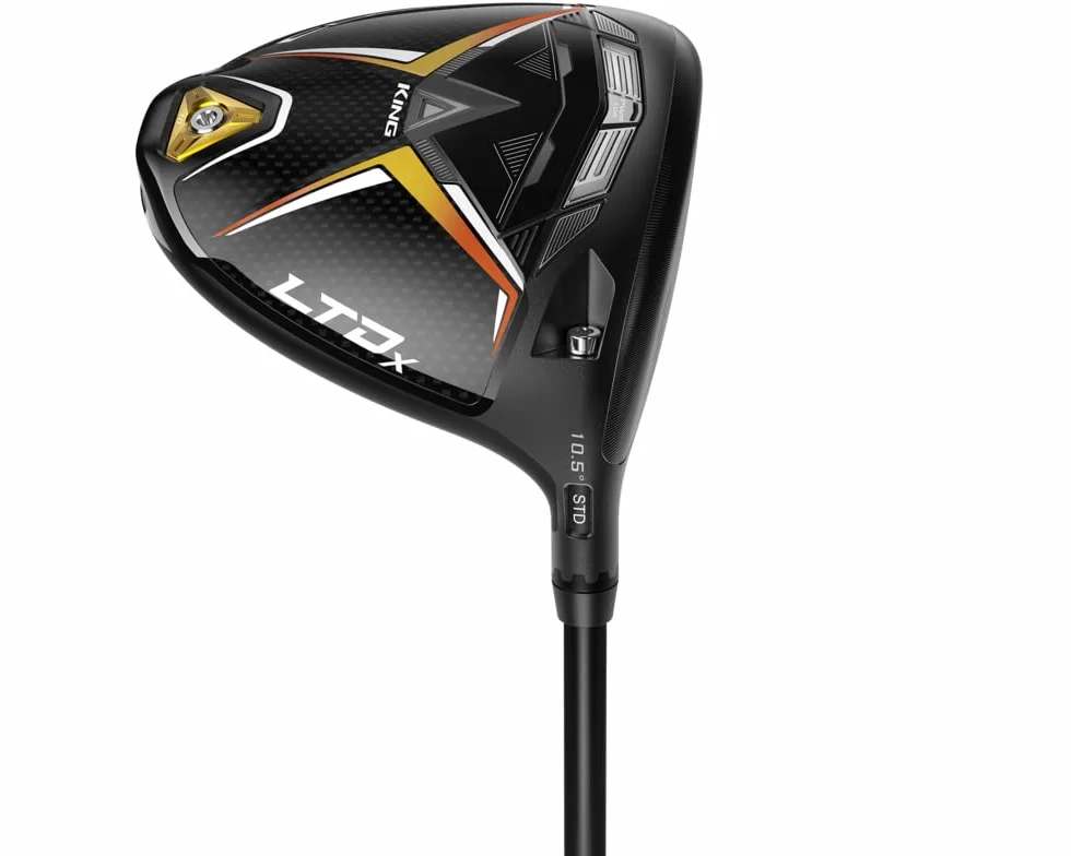 Cobra Golf Driver Uomo LTDX 2022 Nero Opaco-Oro Fusion