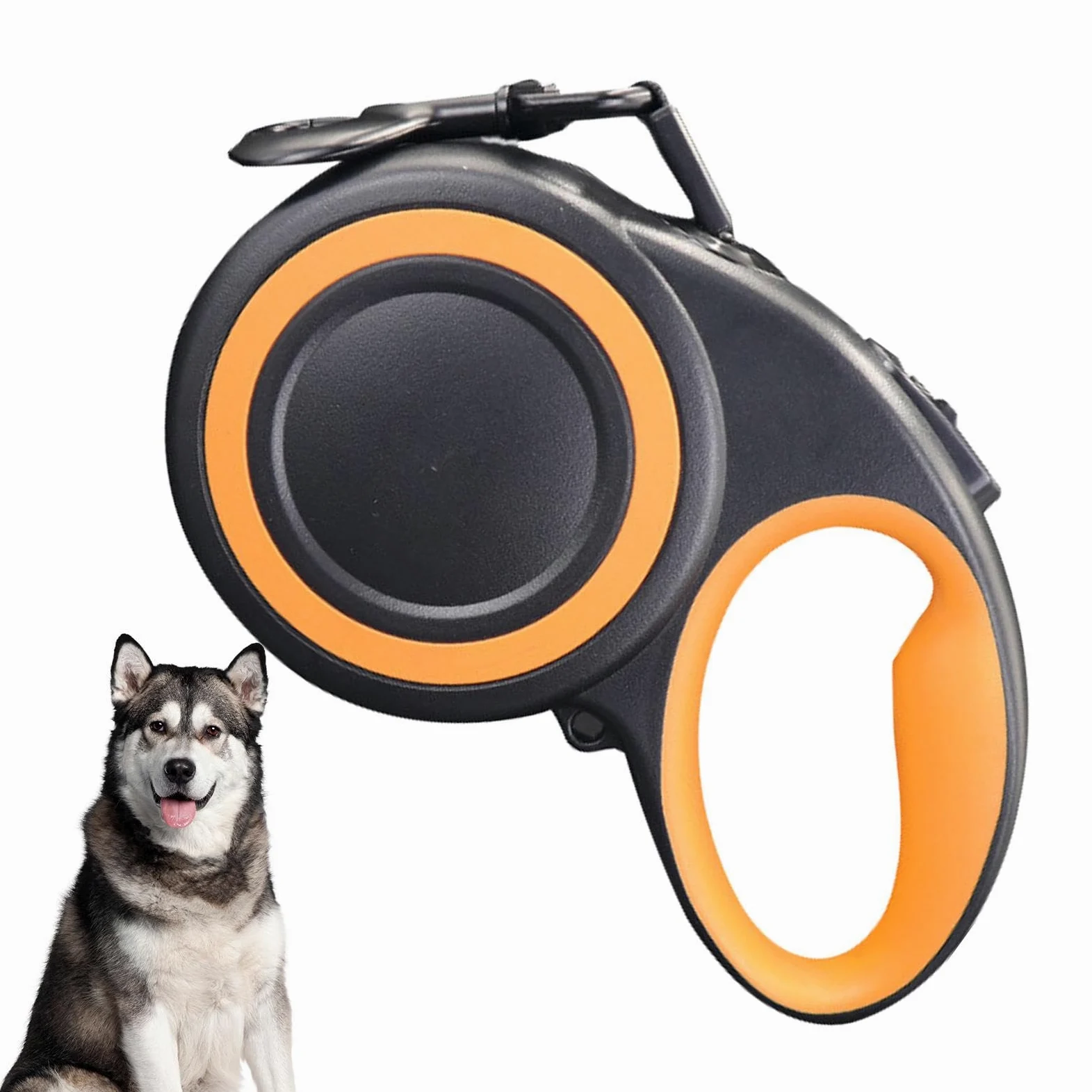 Guinzaglio retrattile portatile per cani Nastro In Nylon Robusto | Nastro A Catena Per Cani Domestici Manico antiscivolo adatto a cani di taglia piccola, media e grande o gatti