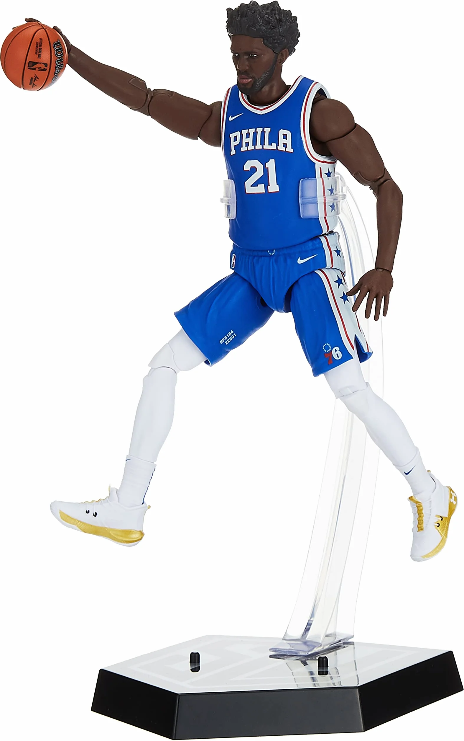 Hasbro NBA Formazione titolare Serie 1 Action Figure Joel Embiid 15 cm Panini Sports basket