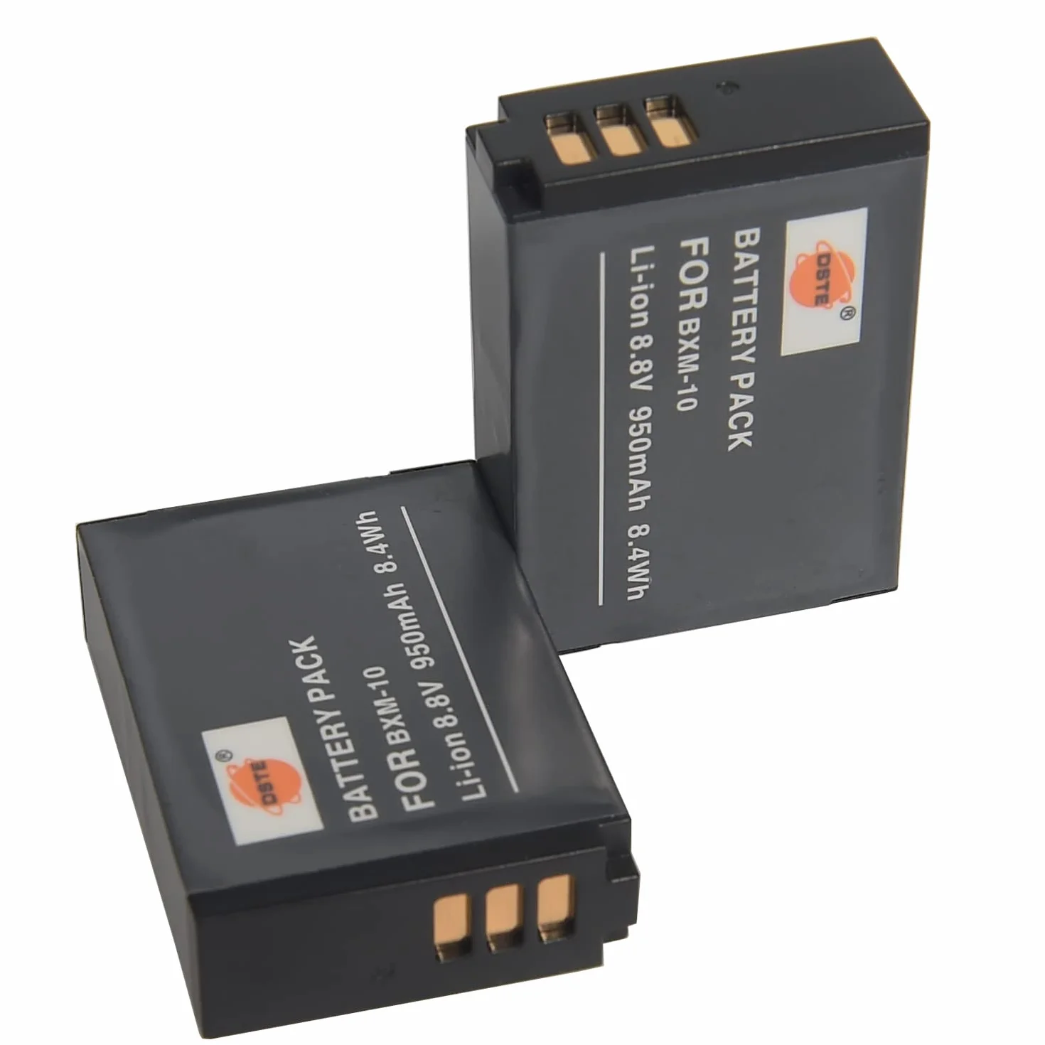 DSTE 2pcs 8.8V 950mAh BXM-10 Rechargeable Li-ion Batteria Compatibile per XiaoYi YI-M1 Mirrorless