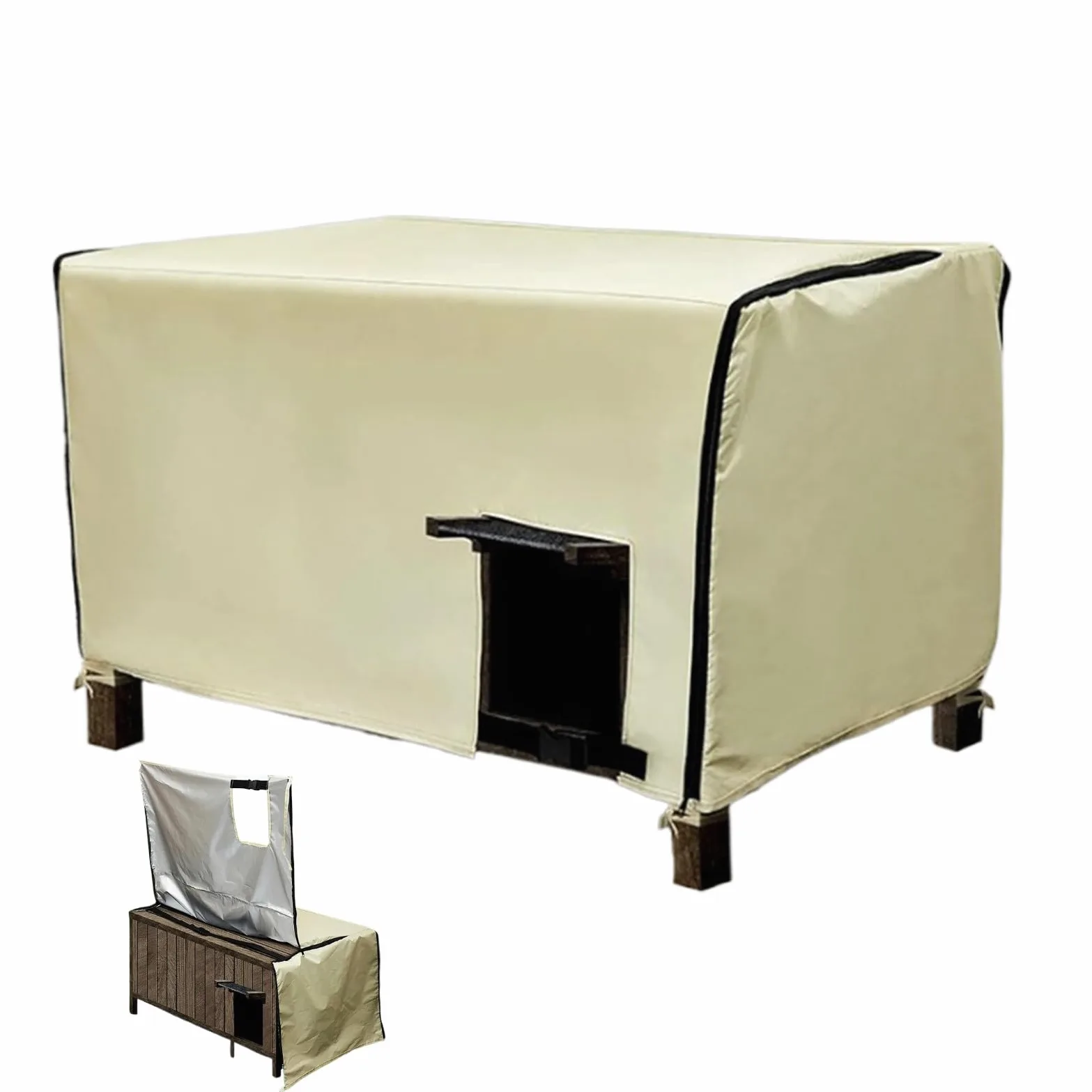 Copertura Per Cuccia Per Cani Da Esterno Ventilato Con Privacy, Grande E | Coperture Impermeabili per Gabbie per Cani per Inverno Interno Viaggio Recinto Esterno Casa