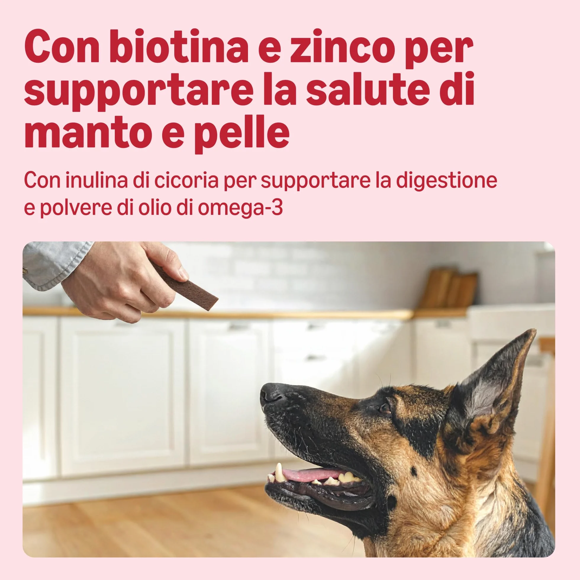 by Amazon - Snack per cane, 20 masticare strisce con manzo e vitello, 200 g