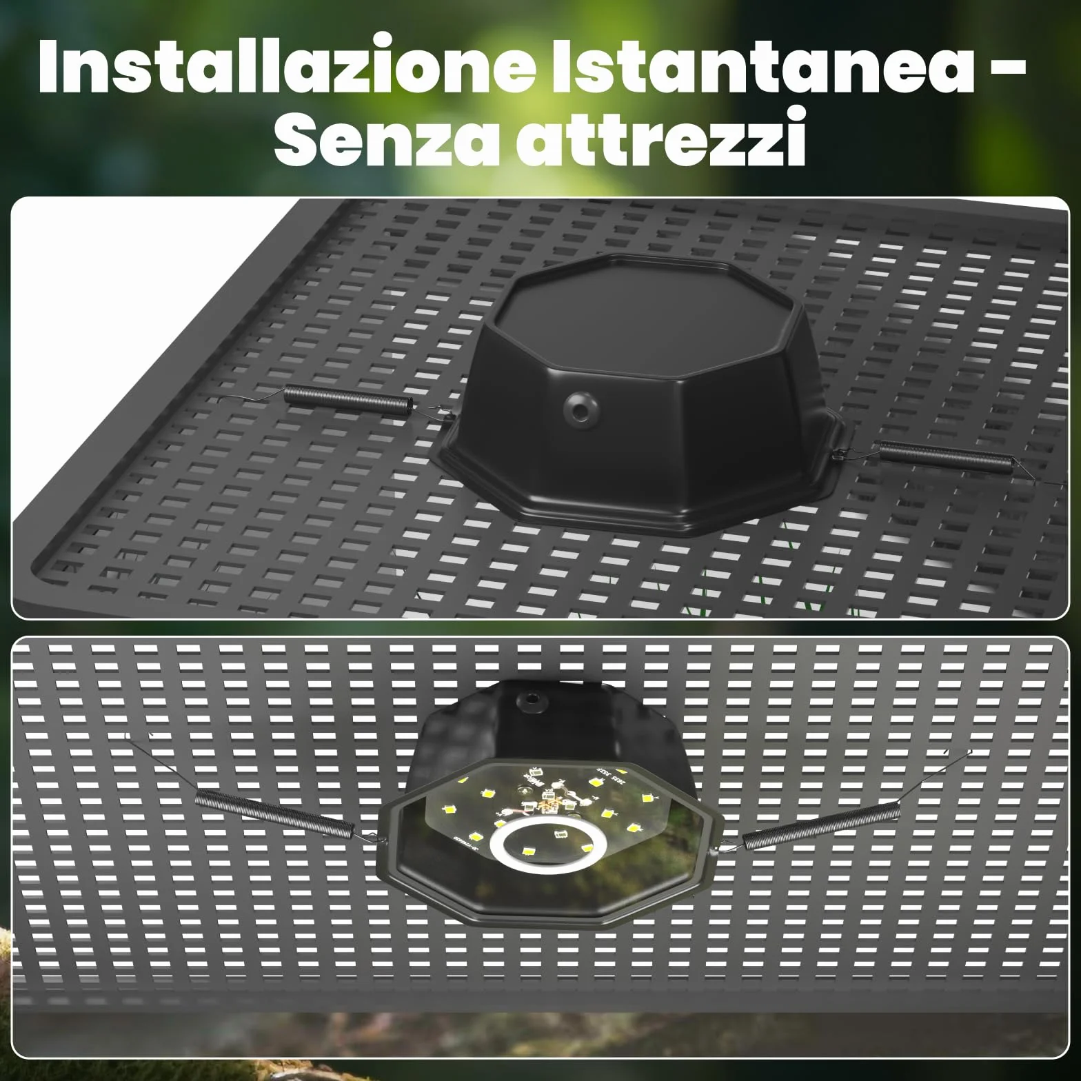 GlowUp Lampada Uccelli UVB 2.4 10W LED Spettro Completo Dimmabile per Gabbia Pappagalli