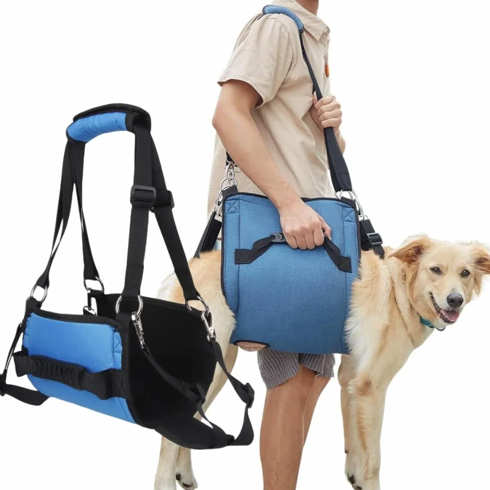 Dog Carry Sling, Zaino di emergenza Pet Gambe Supporto Dog Lift Harness, Cane Carrier per Cani Artrite,XL