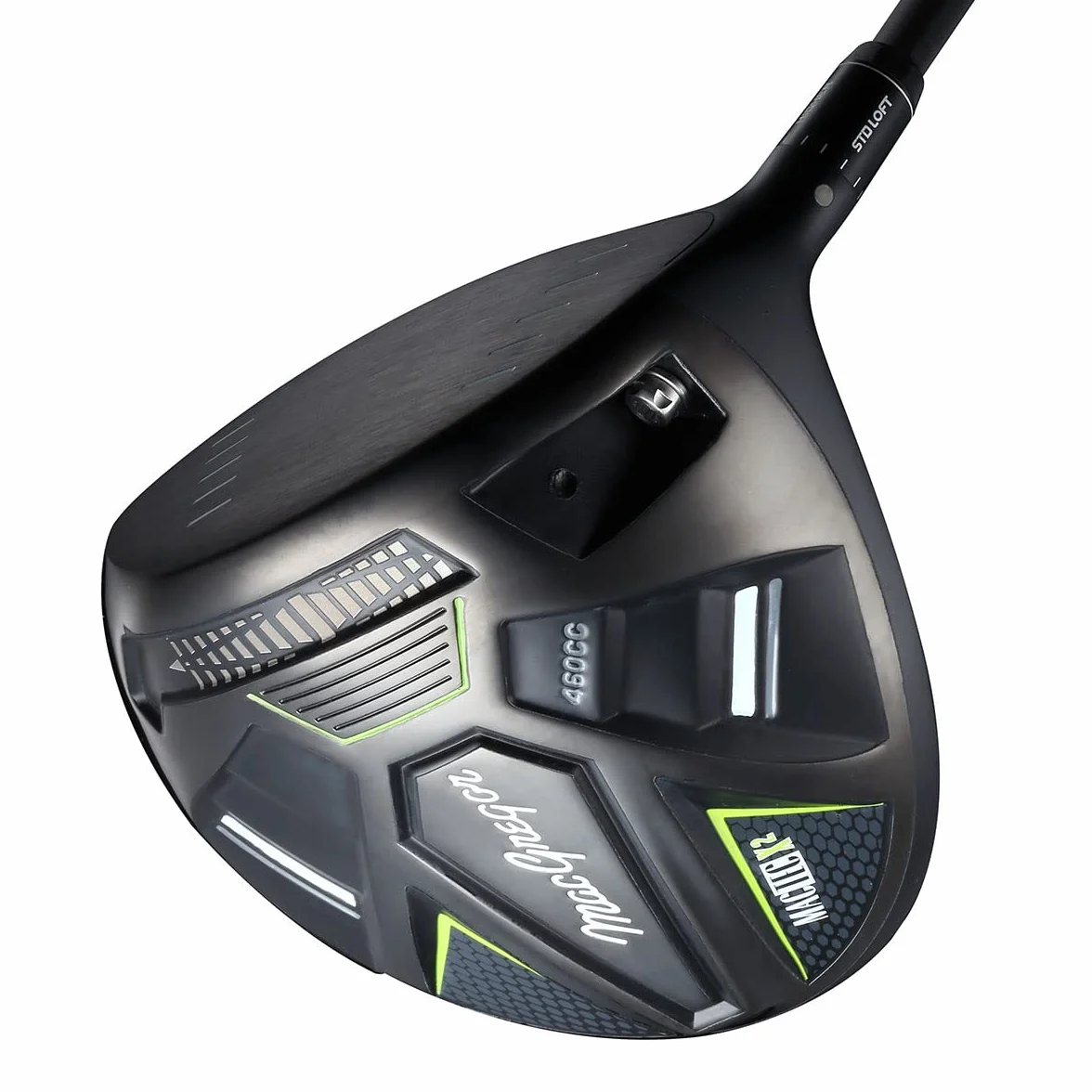 MACGREGOR Mactec X2 Adjustable Lightweight Driver Golf Club, Uomo, Nero, Regular Shaft