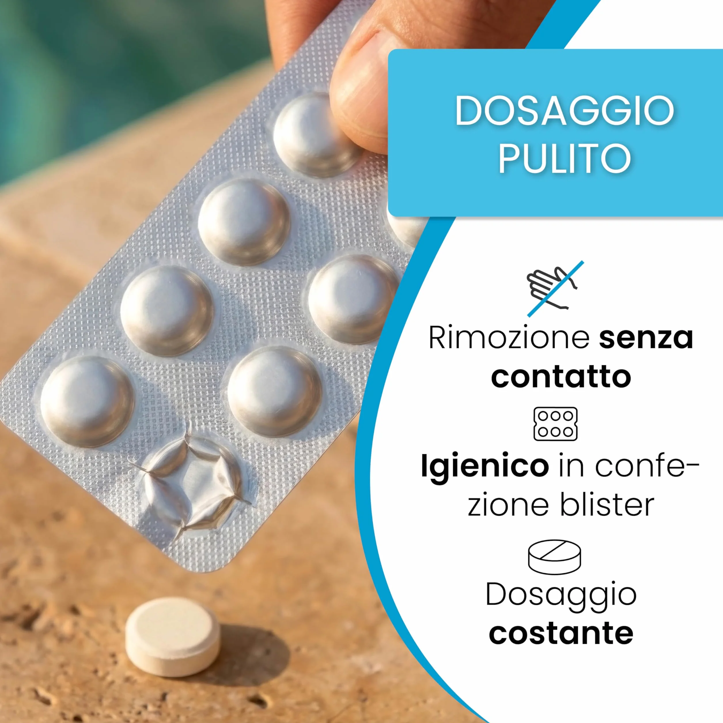 Pastiglie Test Rapido pH e Cloro 80 (40x Phenol Red + 40x DPD1) con provetta – per piscina, spa, acquario – Made in Germany