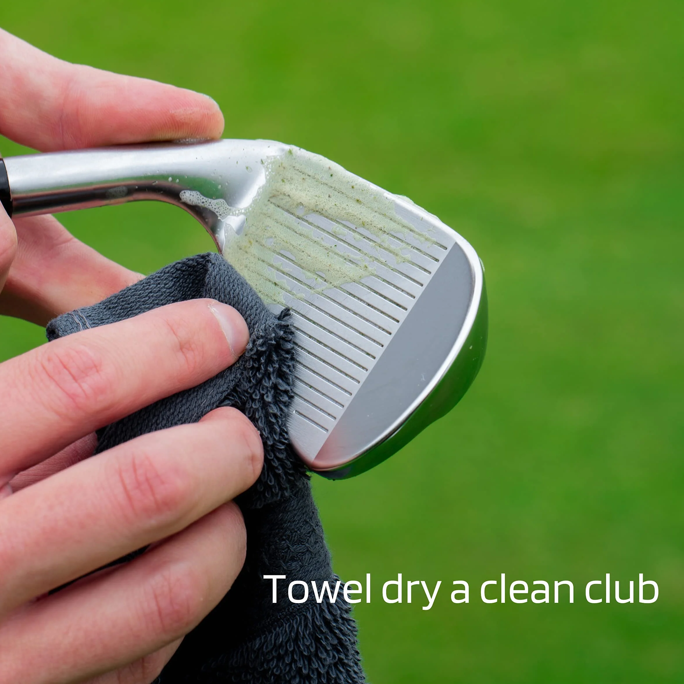 Club Clean Pulitore per Mazze da Golf Detergente schiumogeno Coperchio Spazzola da Golf