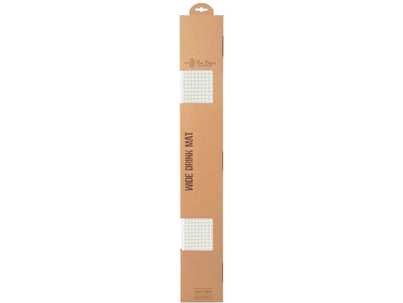 The Bars Tappetino Bar, Gomma Bianca, 70x10 cm, Made in Italy