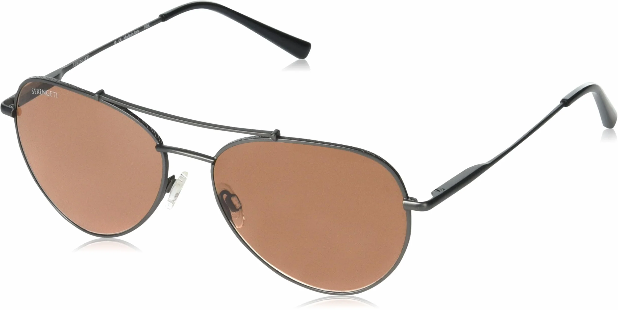 Serengeti Unisex-Adulto Rotondo PETE-Matte Dark Gunmetal-Mineral Non Polar Driver Gradient, Multi, Taglia unica