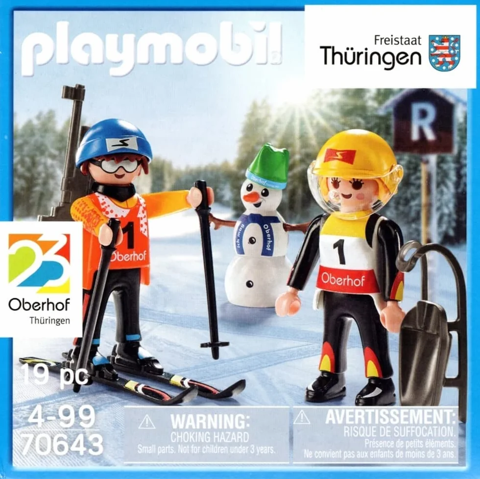PLAYMOBIL 70643 - Set speciale limitato per sport invernali Oberhof 2023