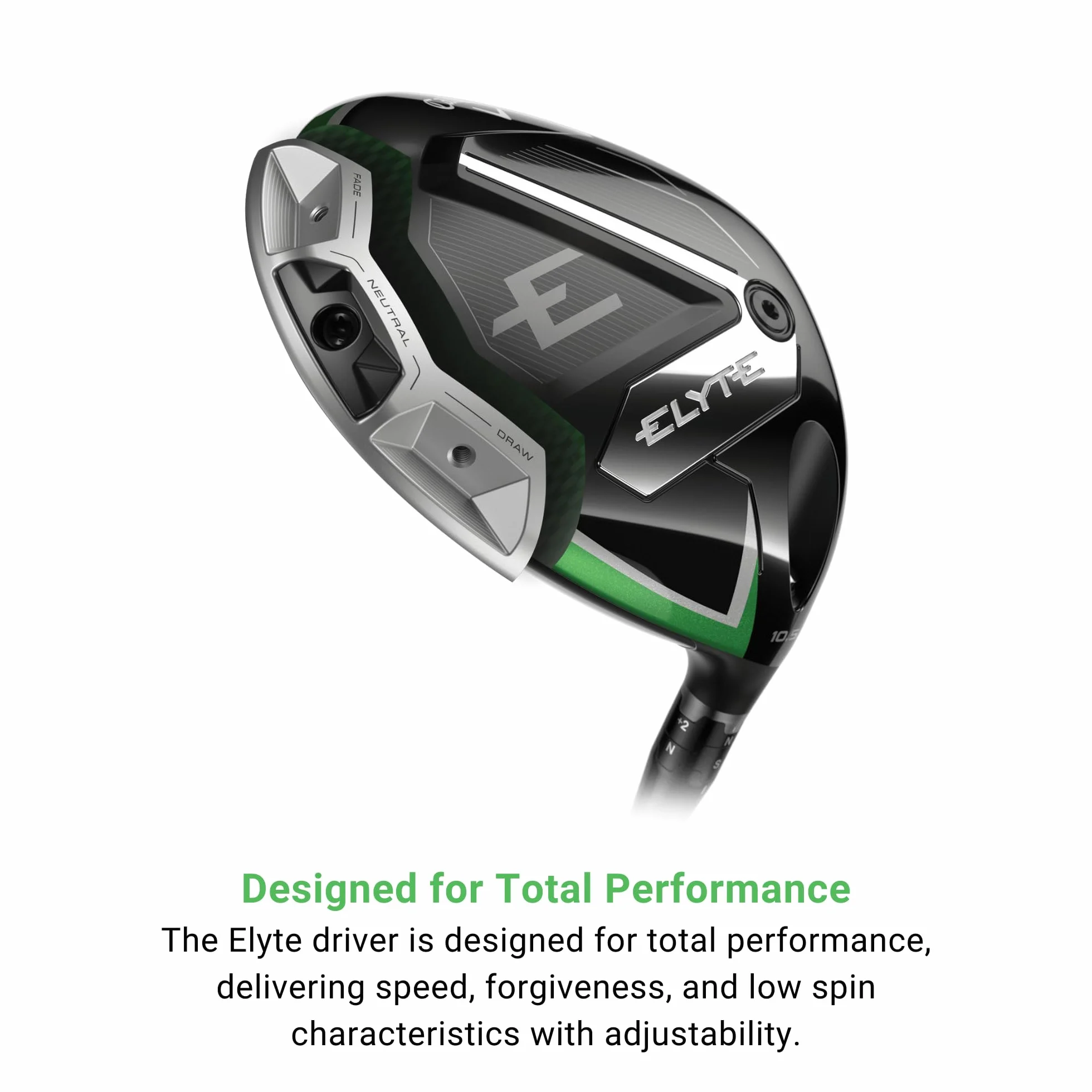 Callaway CG Dr Manta, Club_Legno Unisex, Nero/Cromo