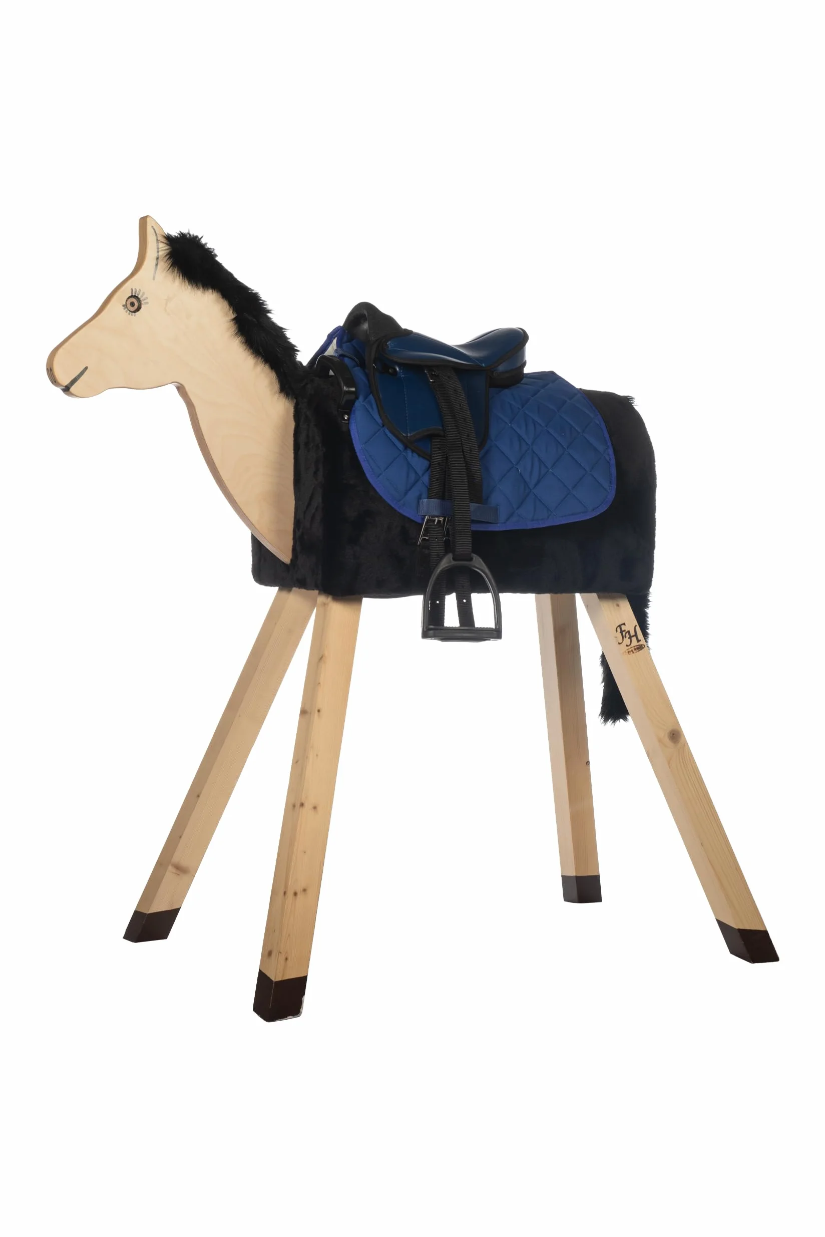 HKM Set sella per principianti, per pony, Blau