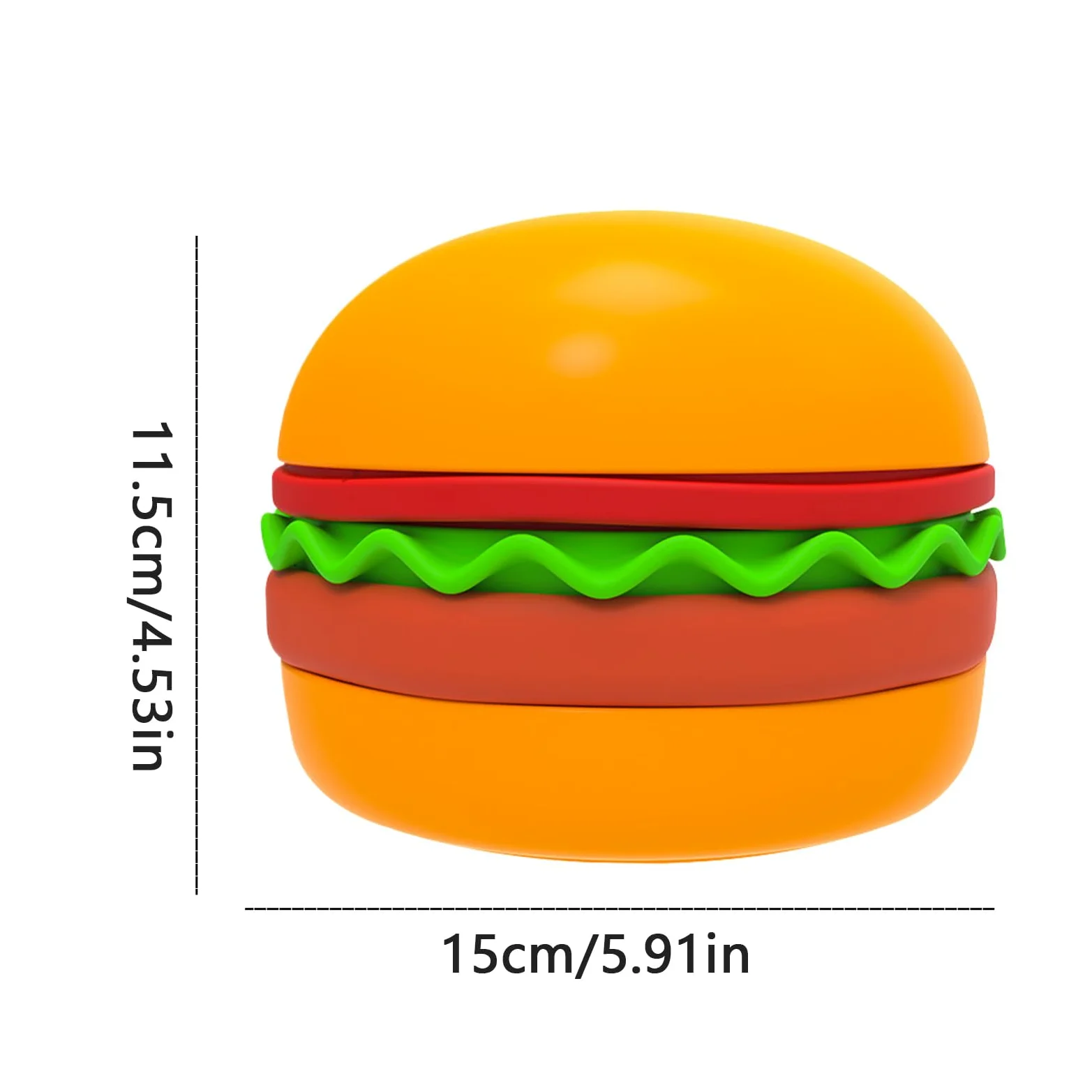 Mangiatoia lenta per gatti, mangiatoia lenta per cibo umido – Dispenser | per hamburger design hamburger anti-soffocamento antiscivolo cibo formazione noia mangiare leccare masticatori