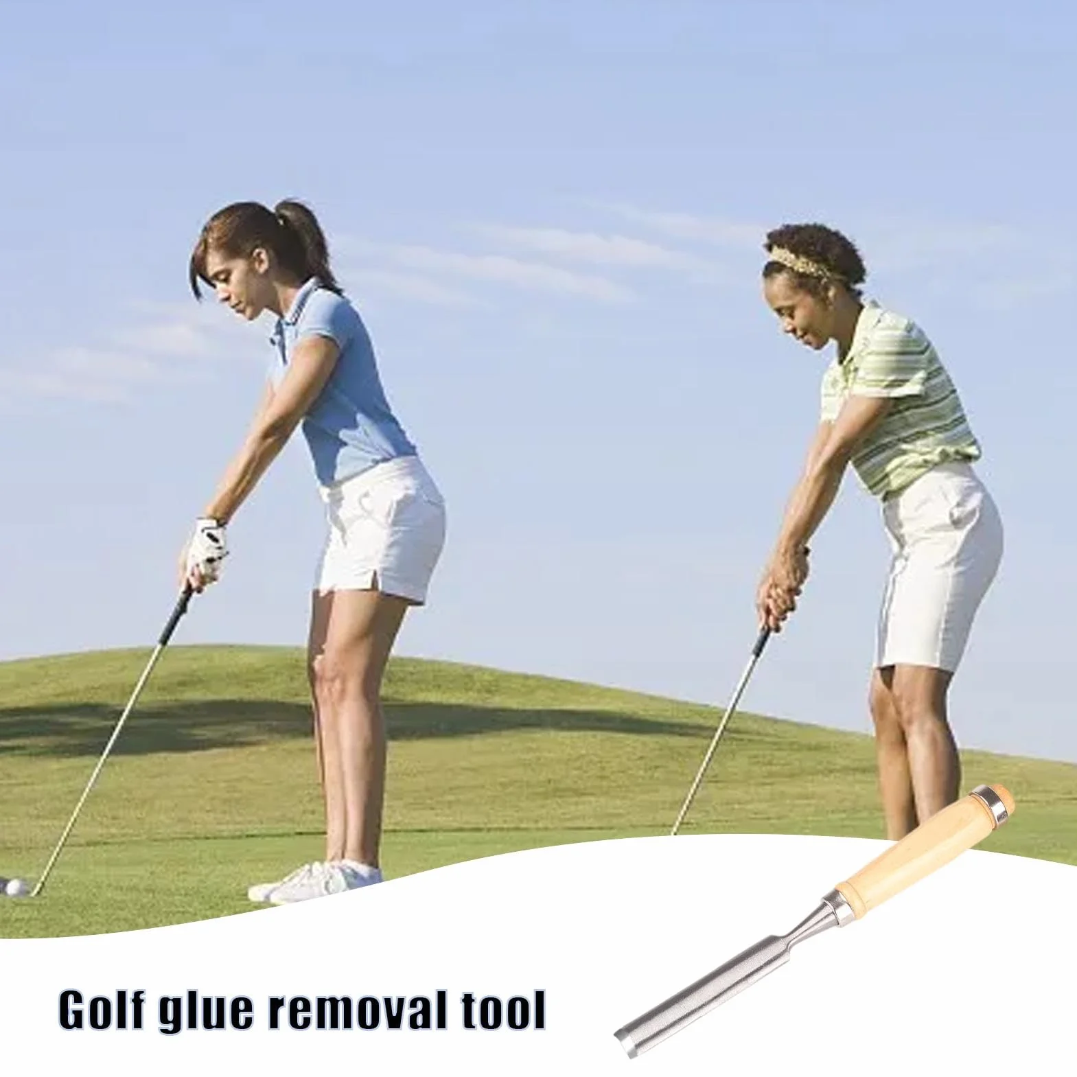 Narzędzie do usuwania taśmy z uchwytu golfowego, bezpieczne usuwanie taśmy golfowej