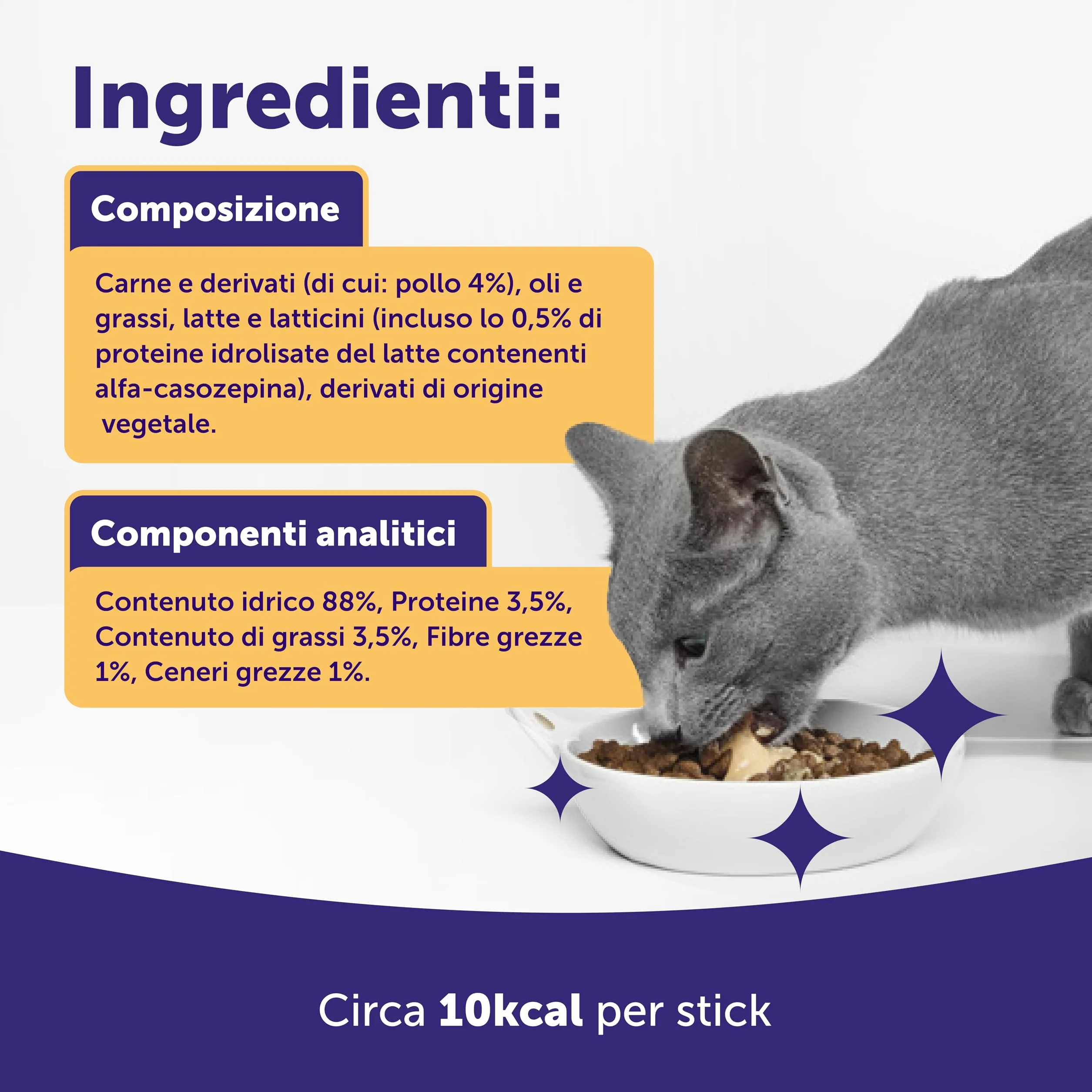 Happy Snack by FELIWAY – Gustosi snack calmanti per gatti, 6 stick – Aiuta il tuo gatto a sentirsi più tranquillo e rafforza il legame tra di voi.